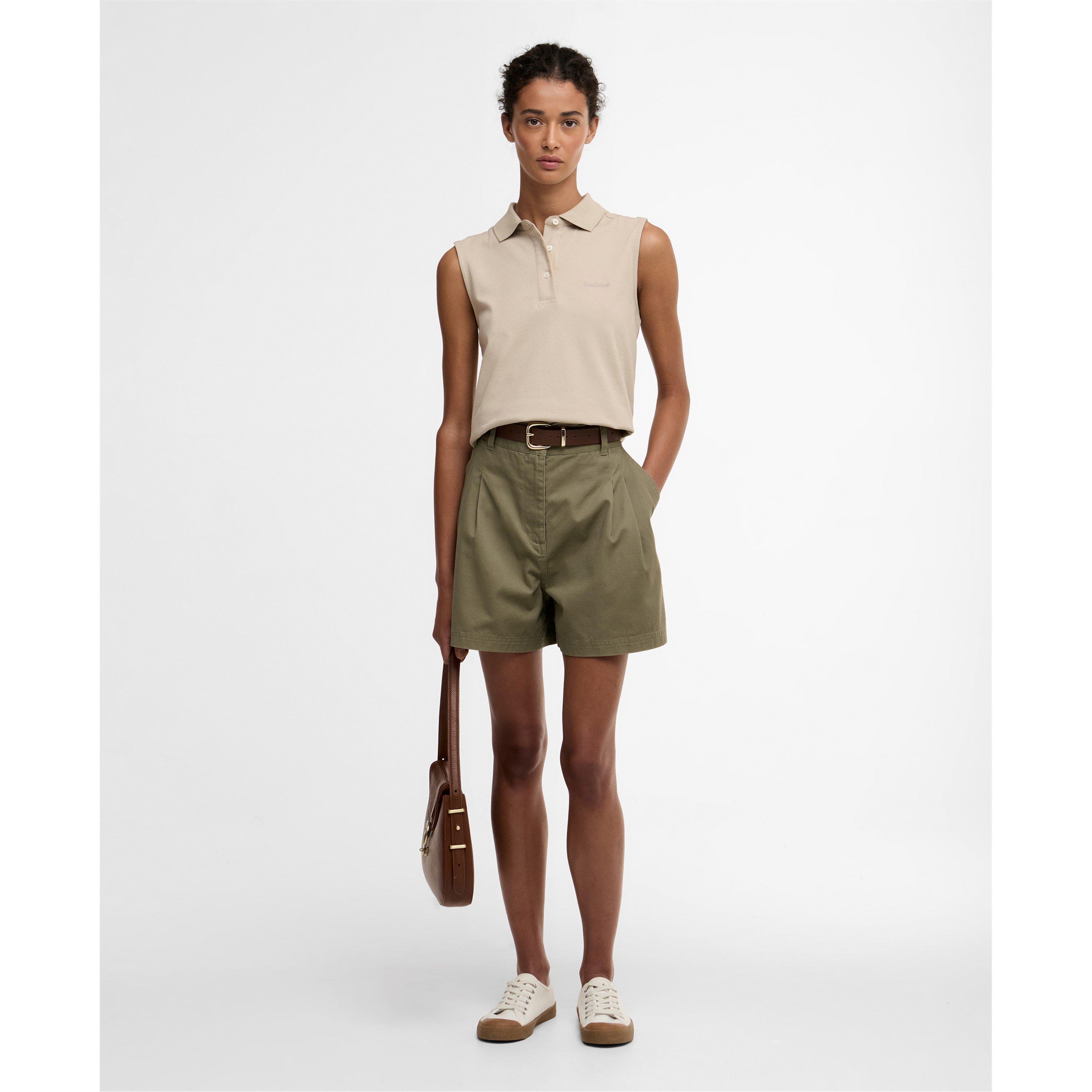 Dusky Green - Barbour - Womens Fern Shorts - 2
