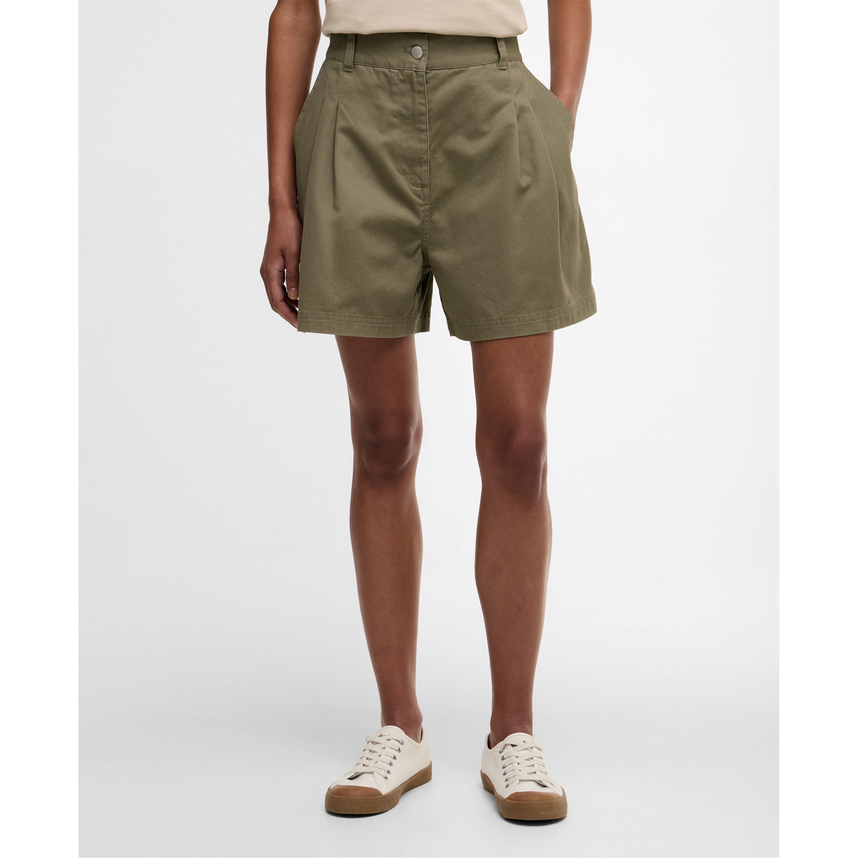 Dusky Green - Barbour - Womens Fern Shorts - 5