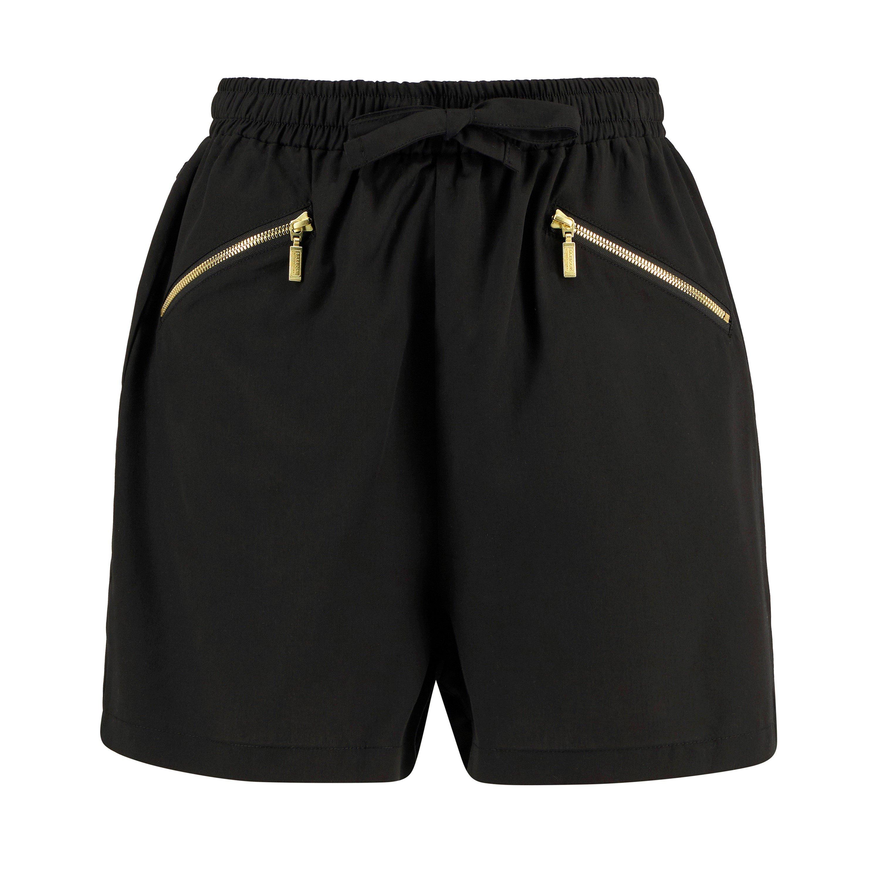 Barbour International Women's Tailored Shorts - Black - Size 14 (L)