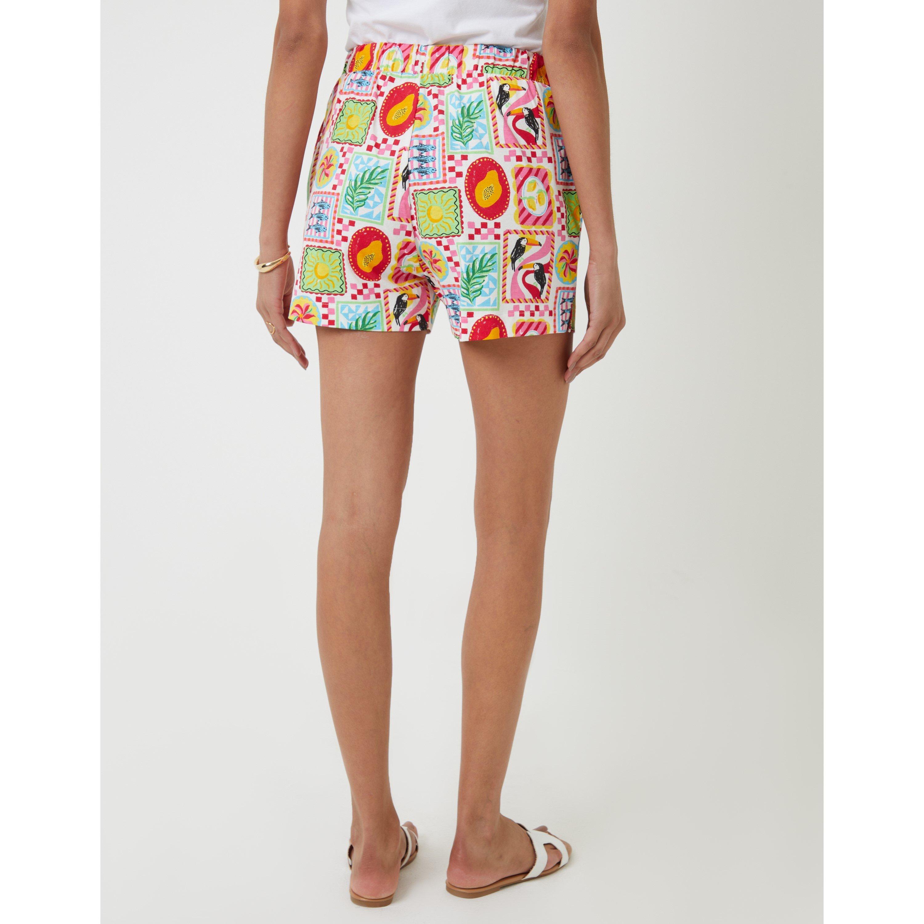 Black Gingham - Threadbare - Eiren Woven Tracksuit Shorts - 3