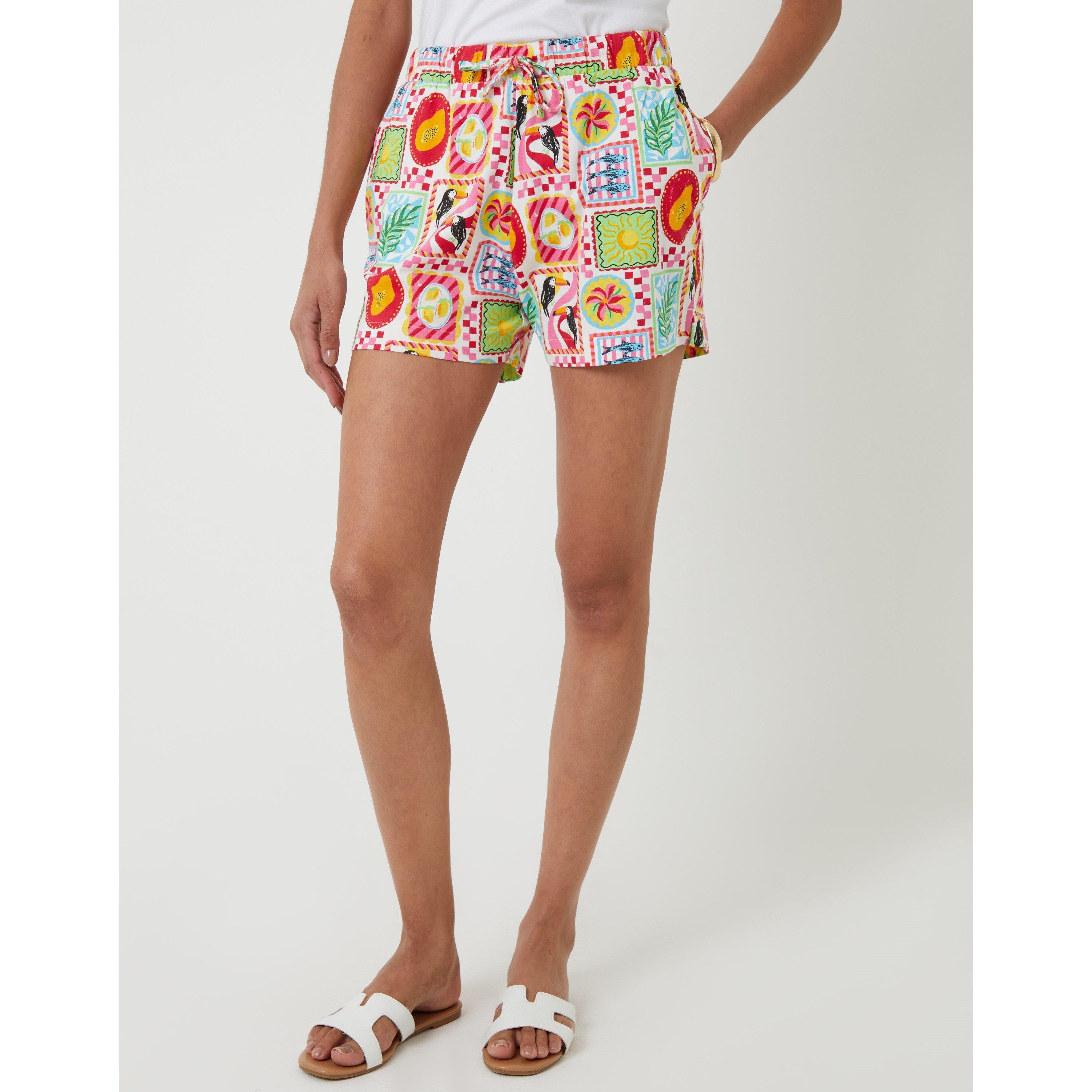 Black Gingham - Threadbare - Eiren Woven Tracksuit Shorts - 5