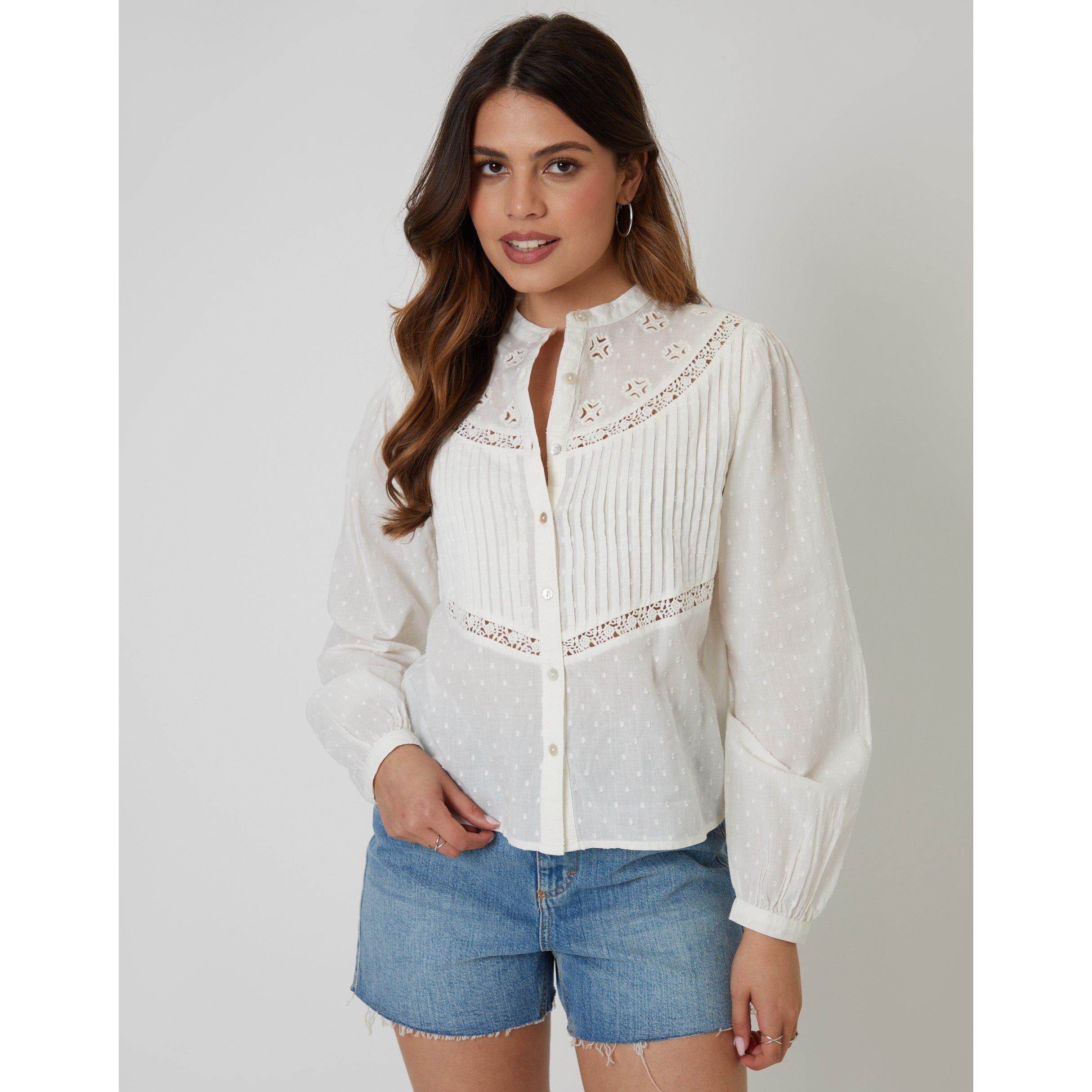 Roomwit - Threadbare - Women's Rani Boho Short-Sleeve Blouse - 1