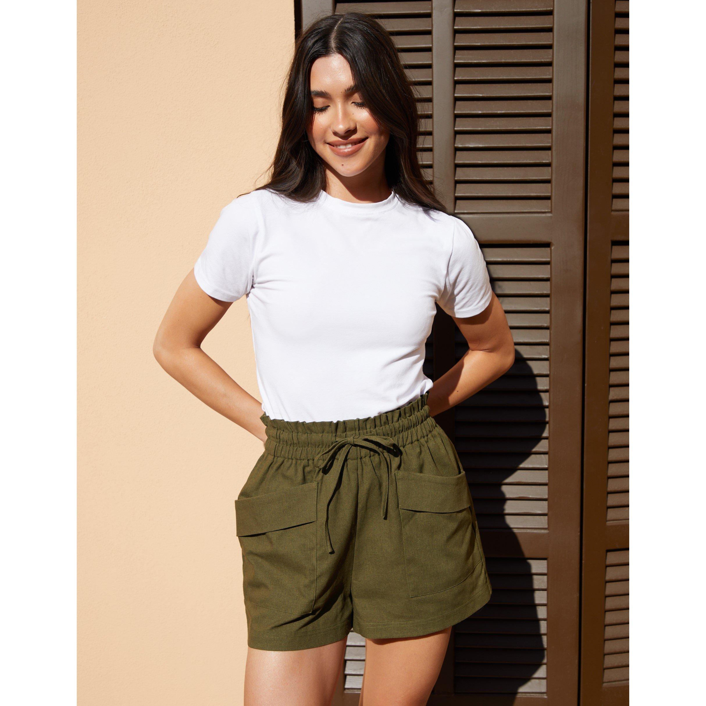 Khaki - Threadbare - Woven Tracksuit Shorts - 2