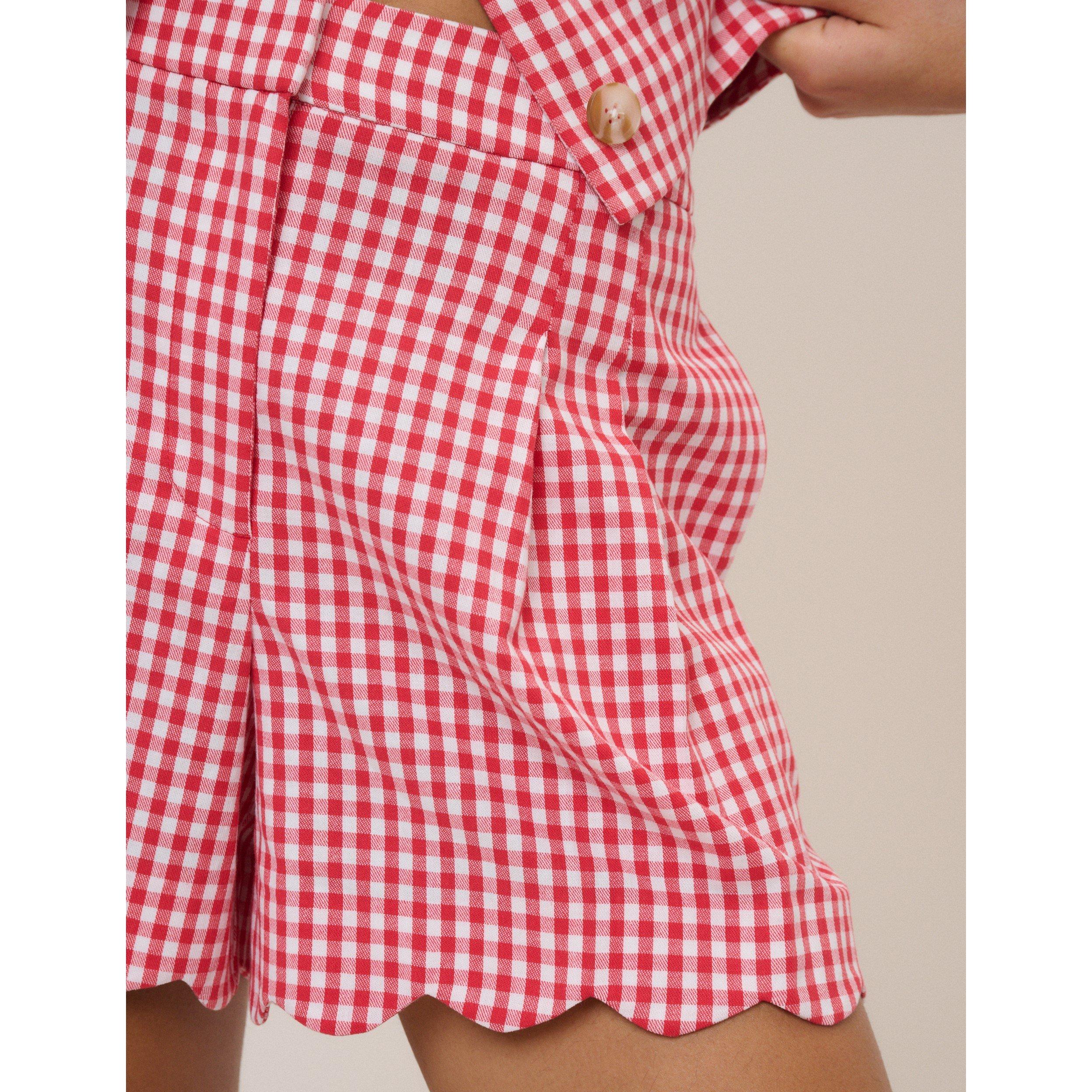 Red - Nobodys Child - Women's Woven Tracksuit Shorts - 4