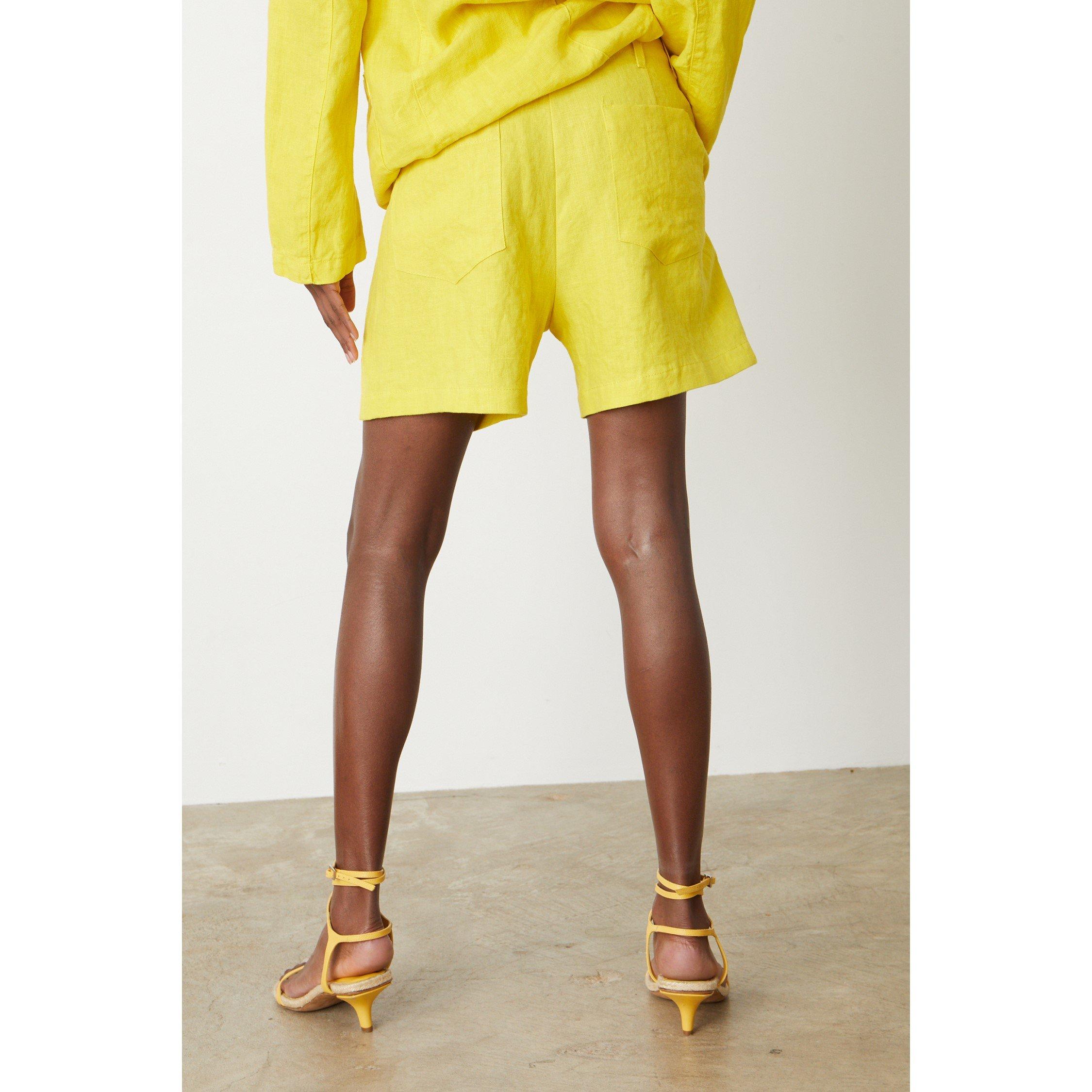 Sun - Velvet by Graham and Spencer - Women's Linen Tailored Shorts - 2