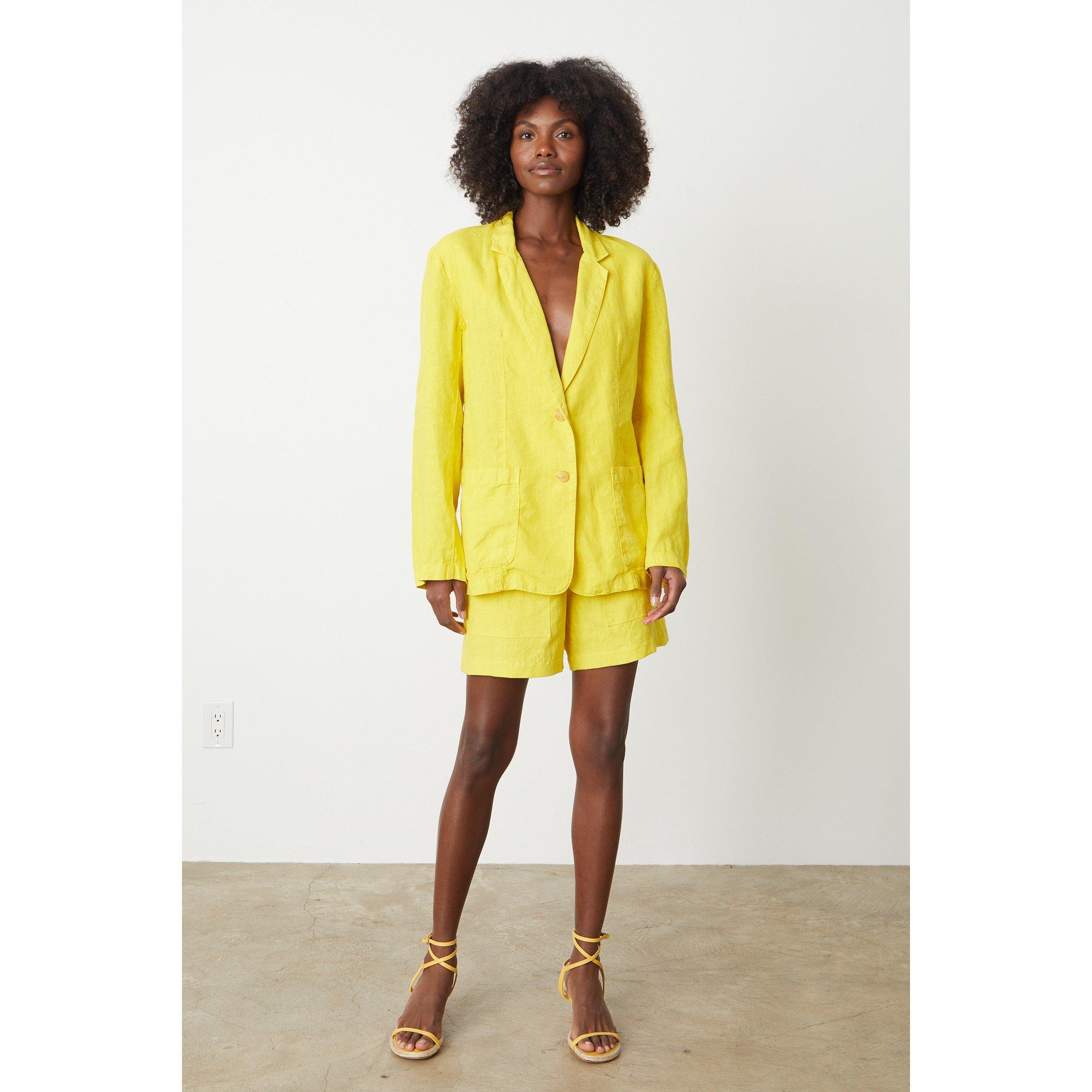 Sun - Velvet by Graham and Spencer - Women's Linen Tailored Shorts - 3