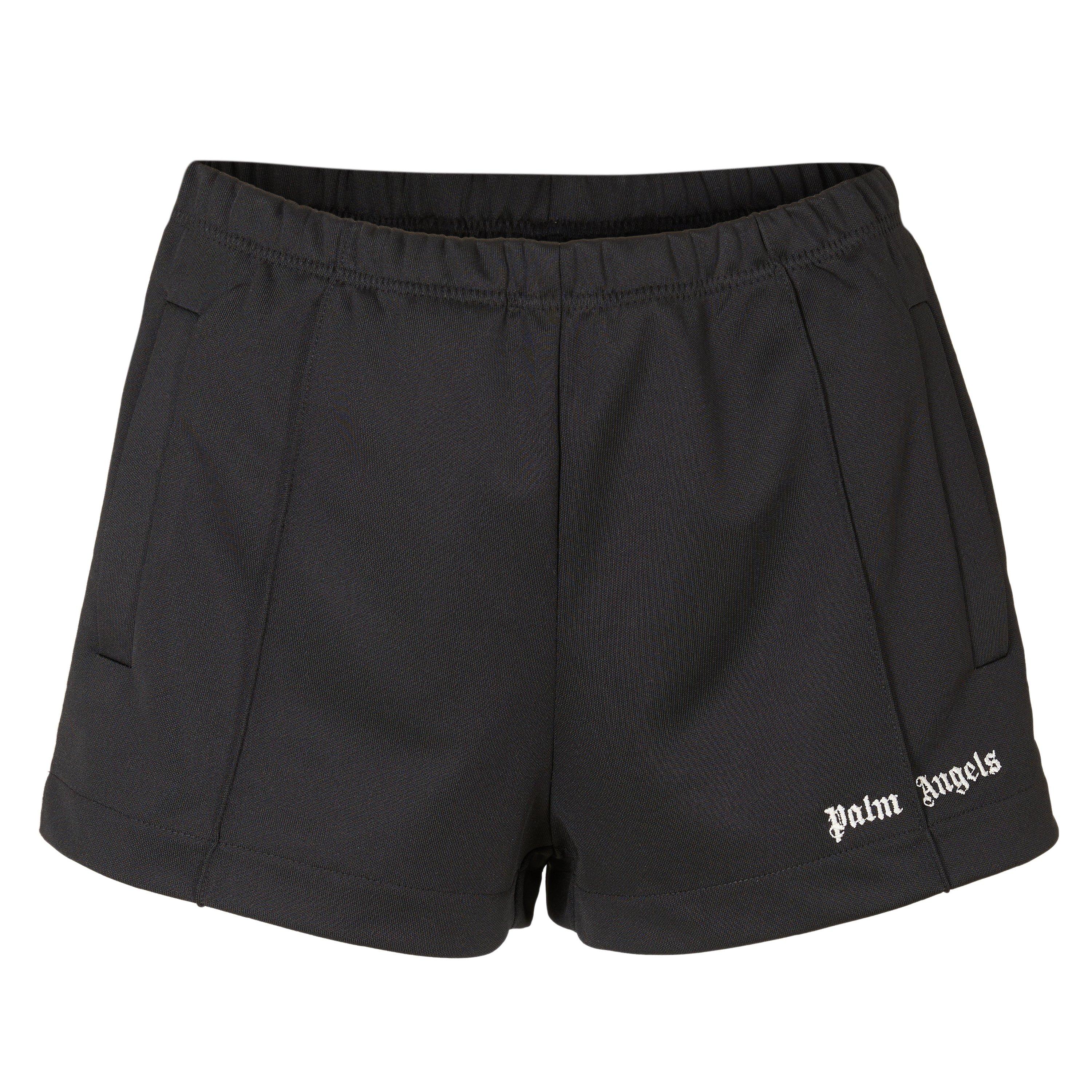 Black - Palm Angels - Women's Fleece Jogger Shorts - 1