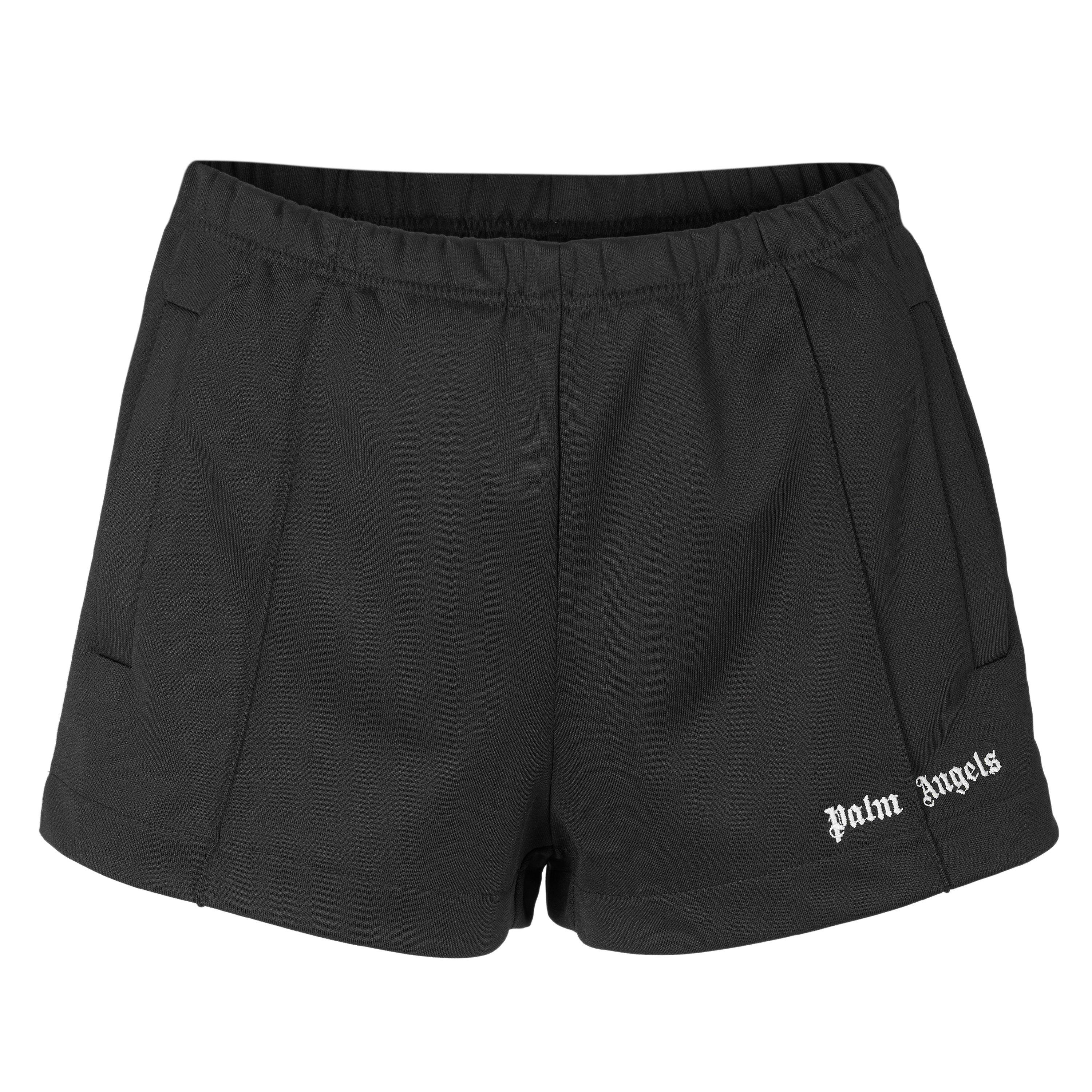 Palm Angels Women's Fleece Jogger Shorts - Black - Size 10 (S)