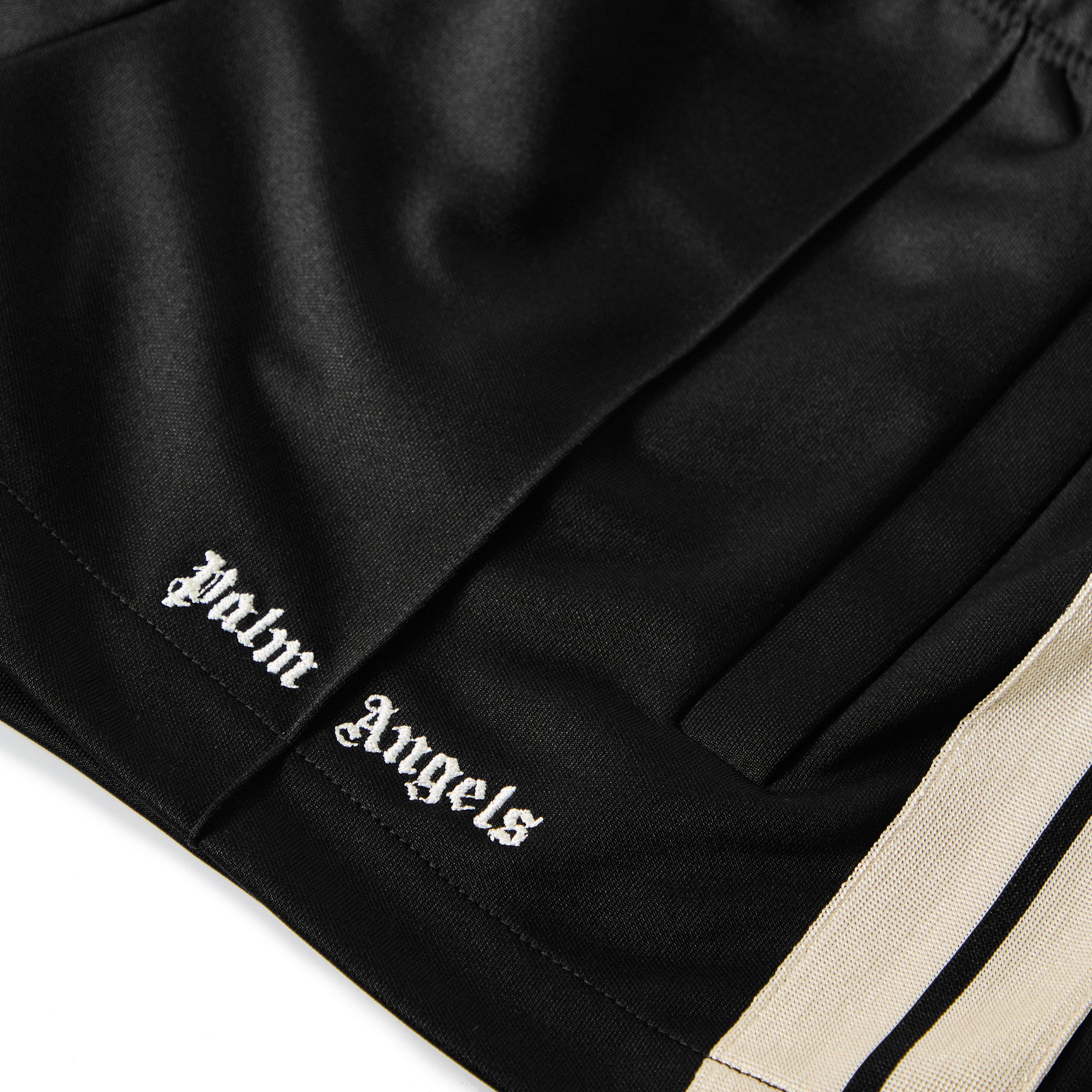 Black - Palm Angels - Women's Fleece Jogger Shorts - 3