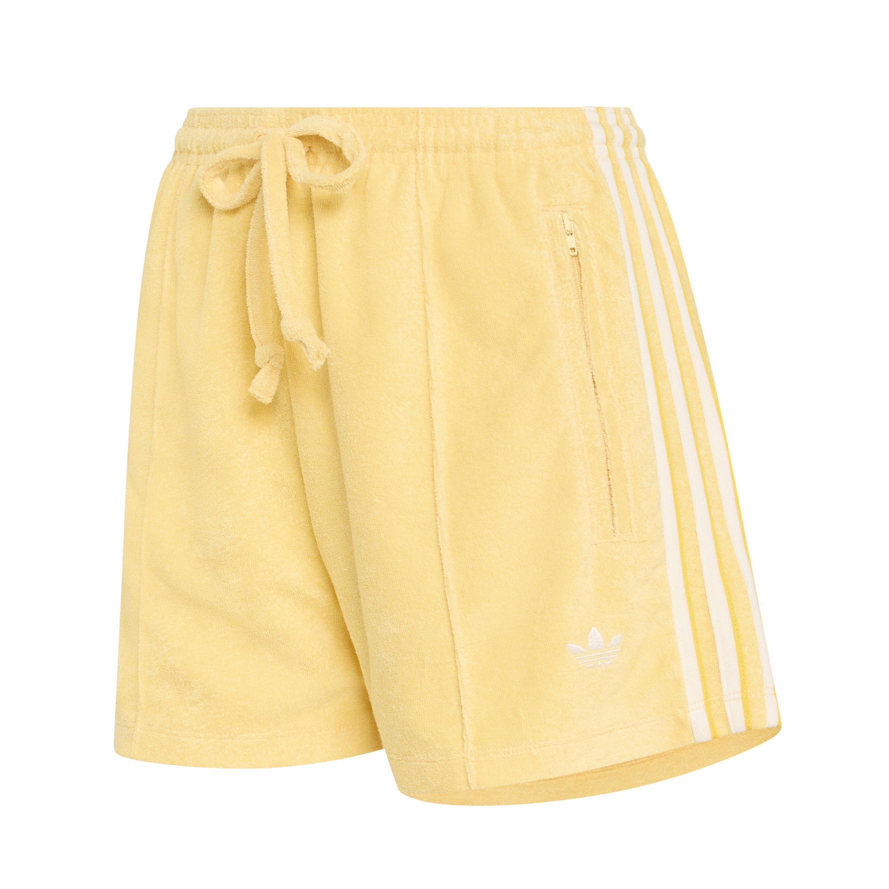 adidas Originals Womens Terry Towel Firebird Shorts - Orange Tint - Size 14 (L)