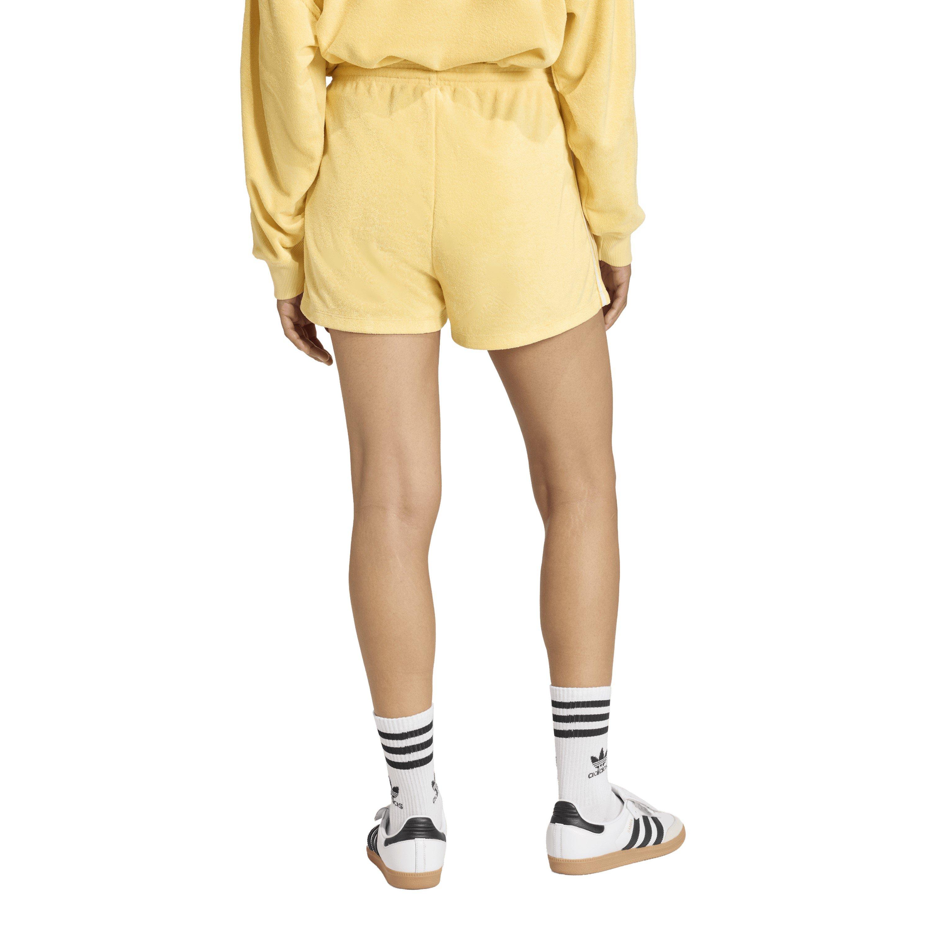 Orange Tint - adidas Originals - Womens Terry Towel Firebird Shorts - 3