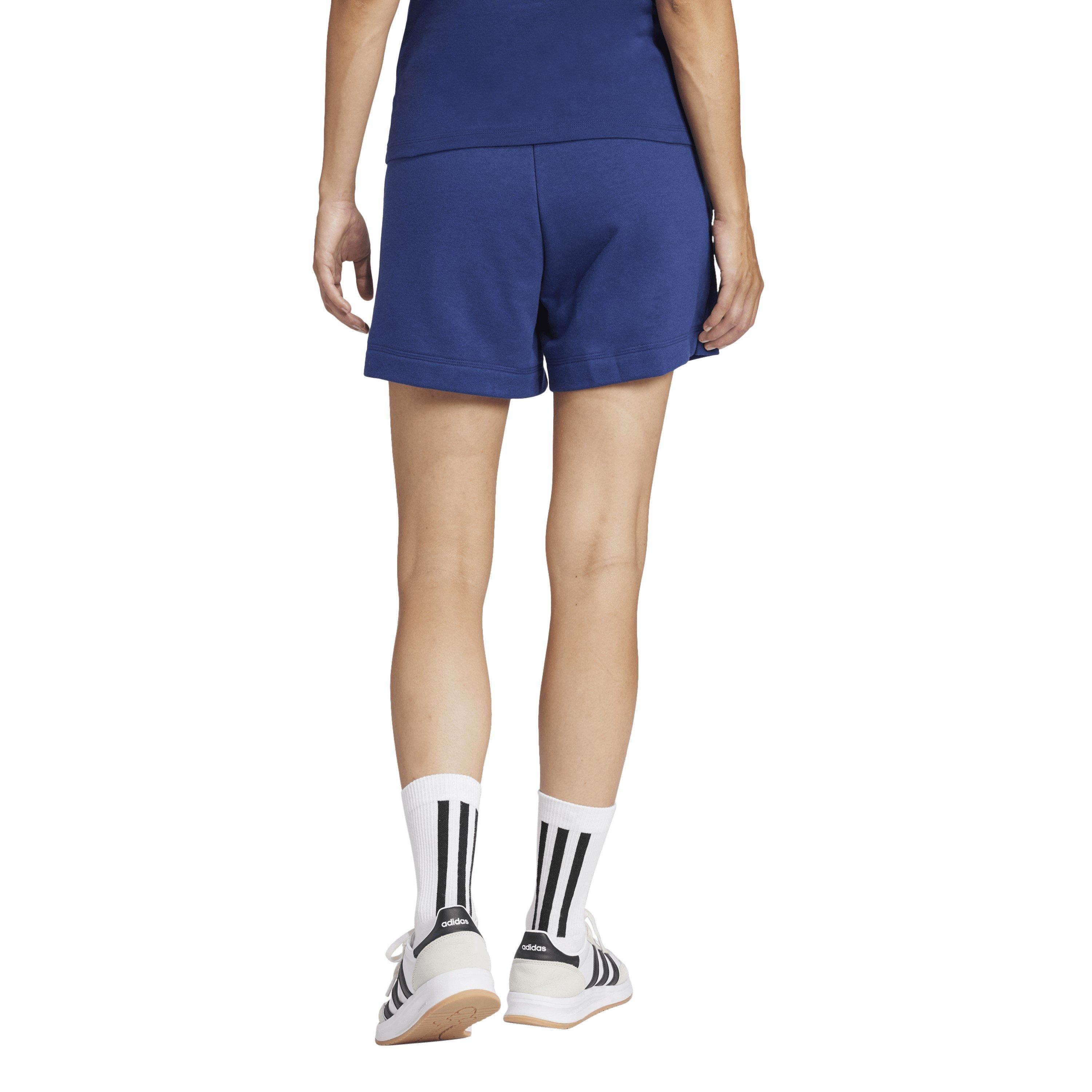 Bleu foncé/blanc - adidas - Jersey Jogger Shorts - 3