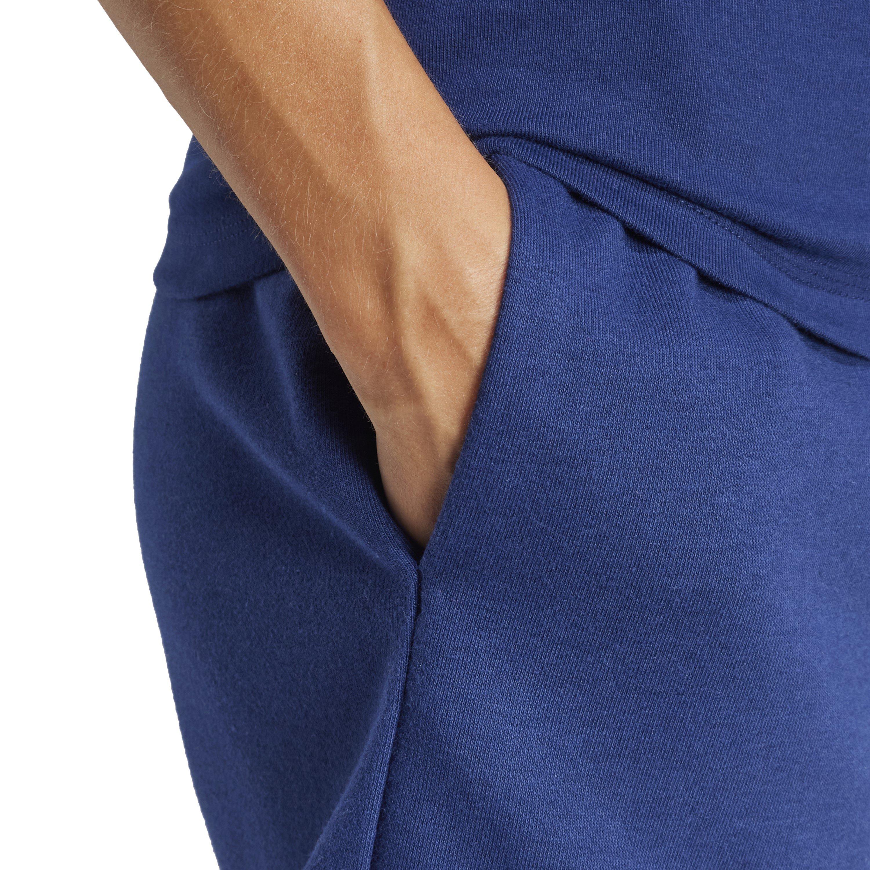 Bleu foncé/blanc - adidas - Jersey Jogger Shorts - 4