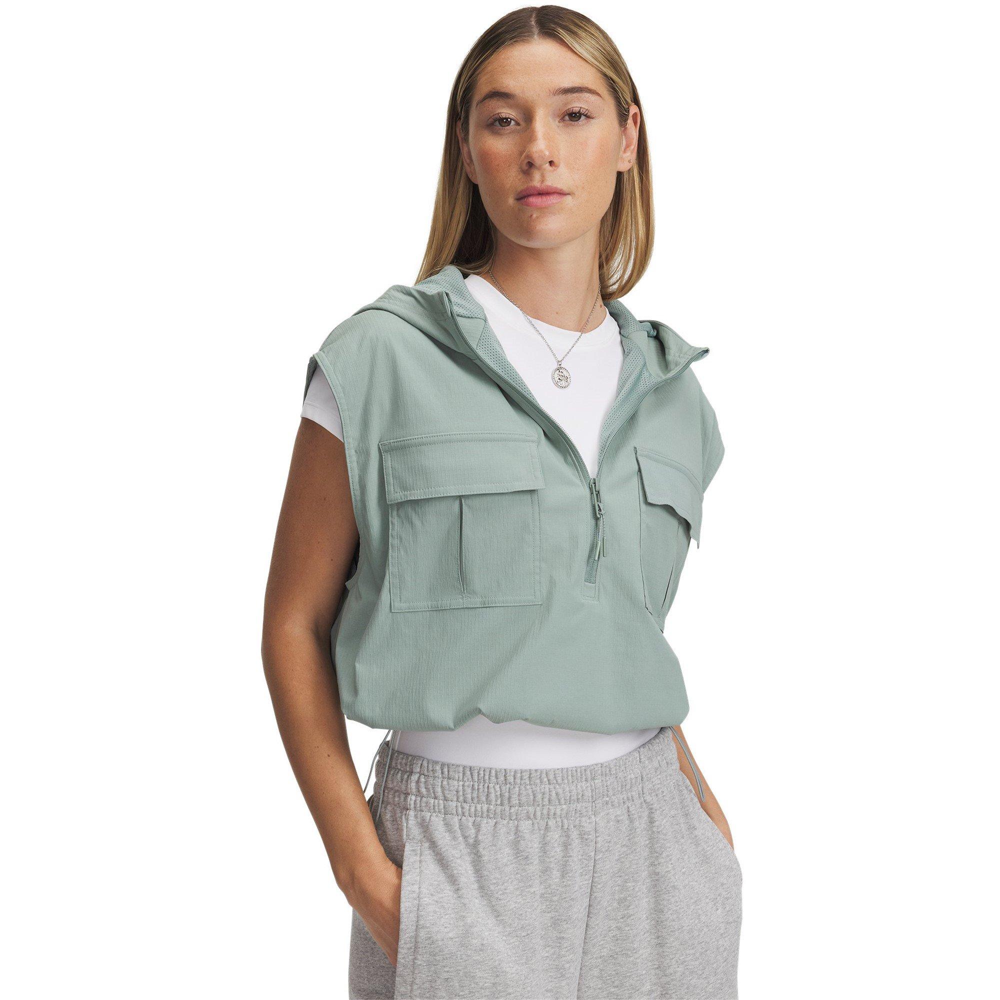 Green - Under Armour - Women's Utility Over the Head Hoodie - 1
