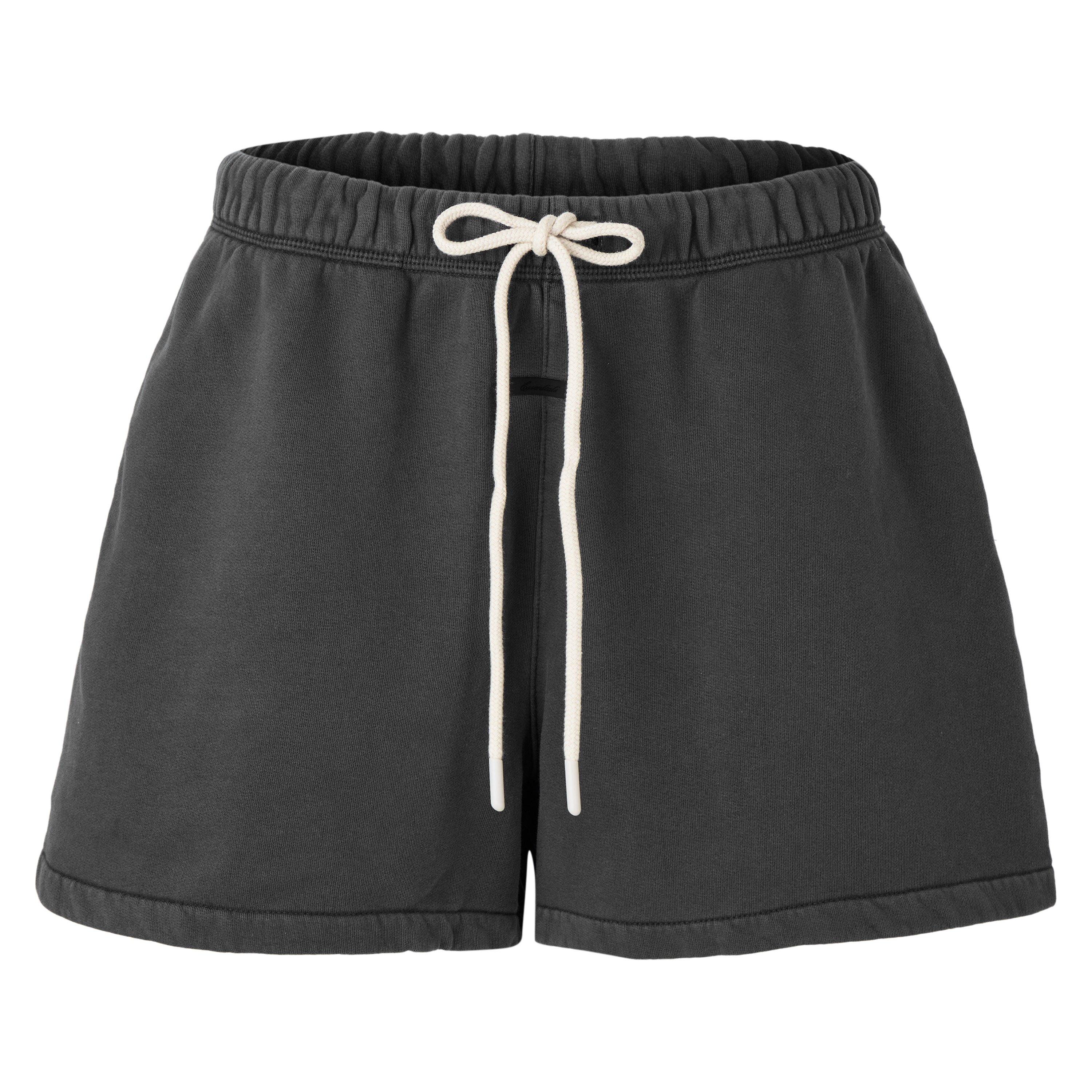 Washed Iron - Fear Of God Essentials - Women's Fleece Jogger Shorts - 1