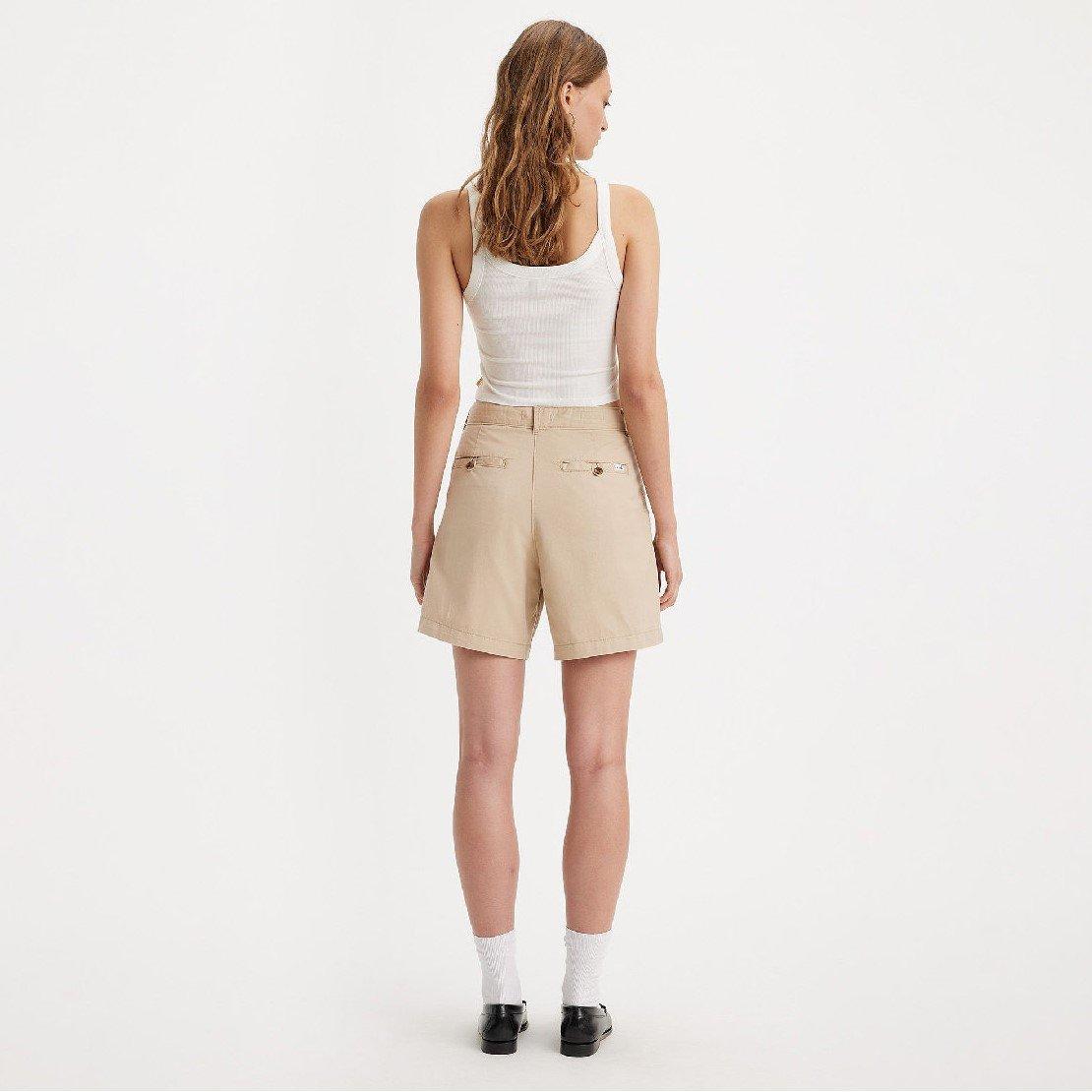 Safari - Levis - Women's Pleated Tailored Shorts - 4