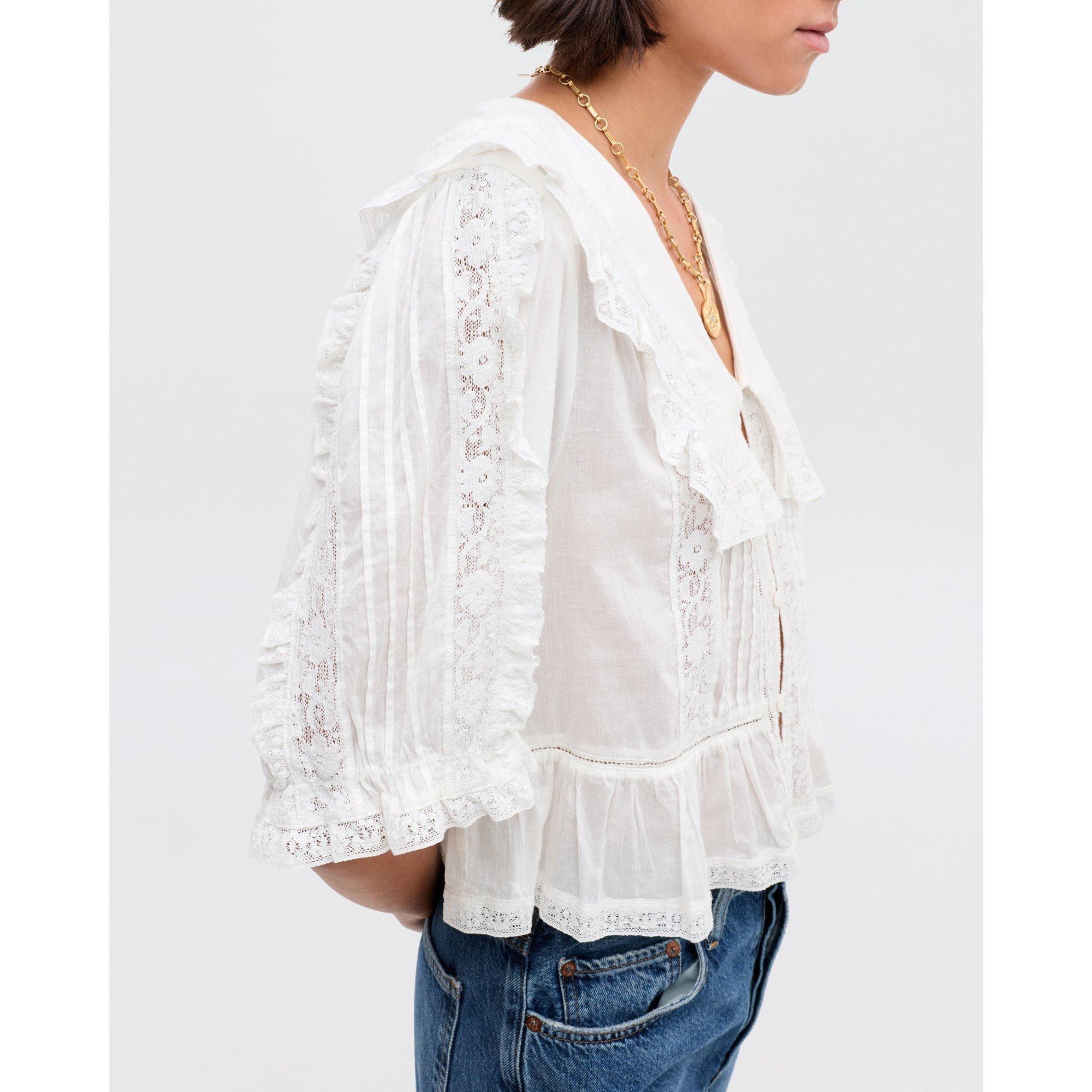 White - RIXO - Rixo Ellery Top Ld61 - 4