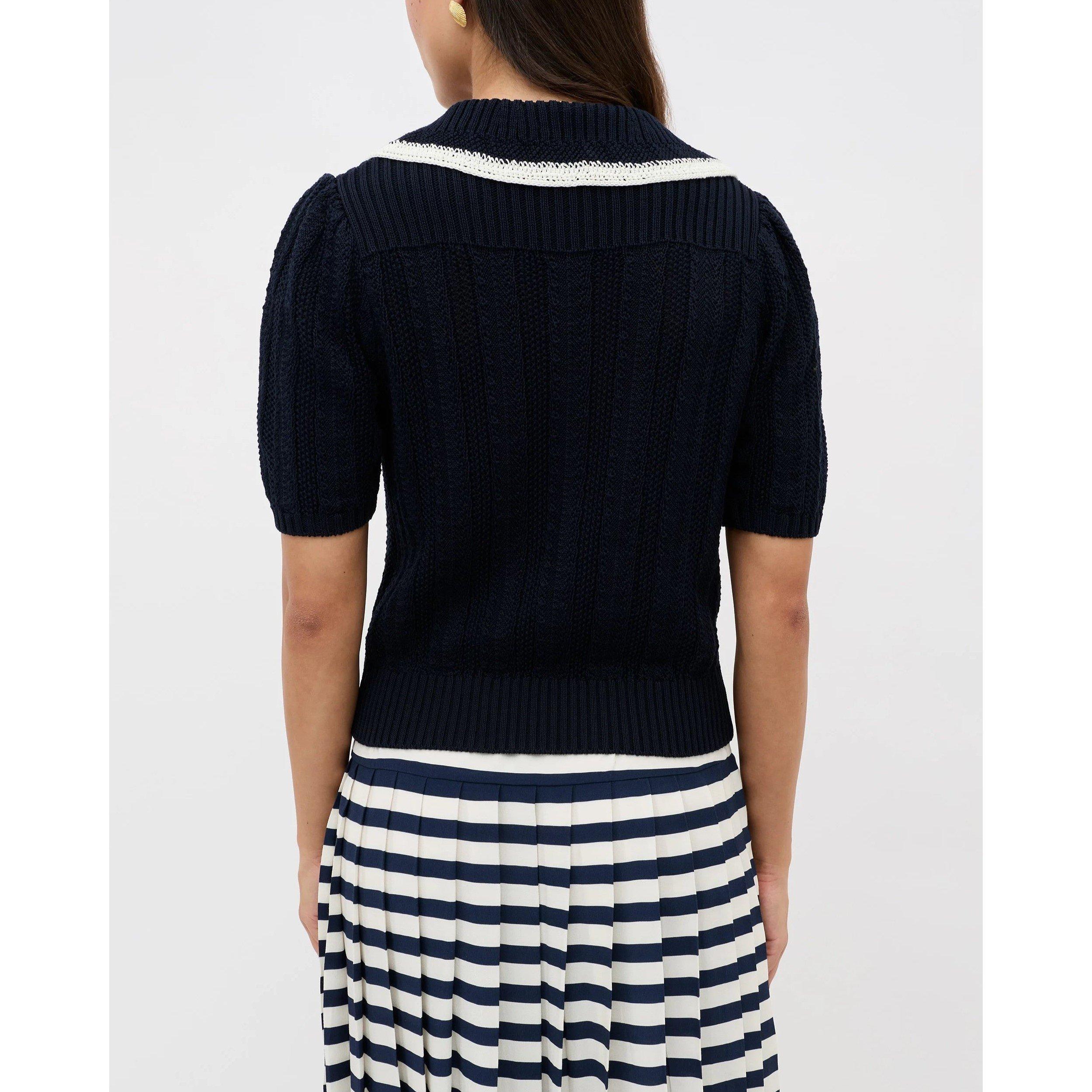 Deep Navy - RIXO - Rixo Pippa Top Ld61 - 3