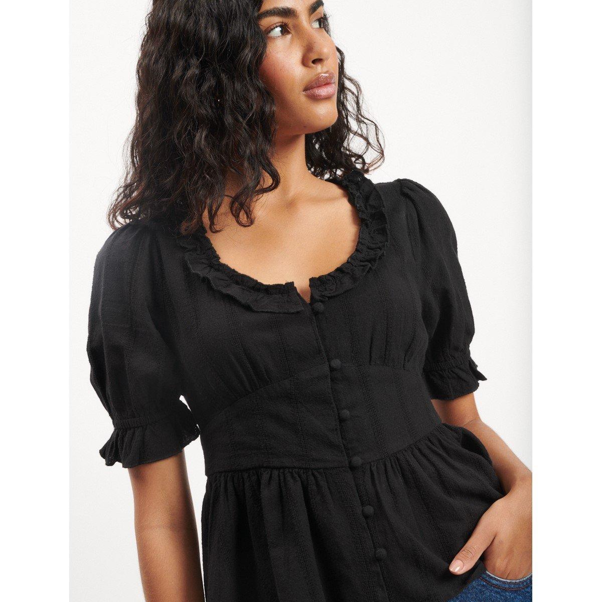 Crna - Nobodys Child - Blouse Plain Ld99 - 4