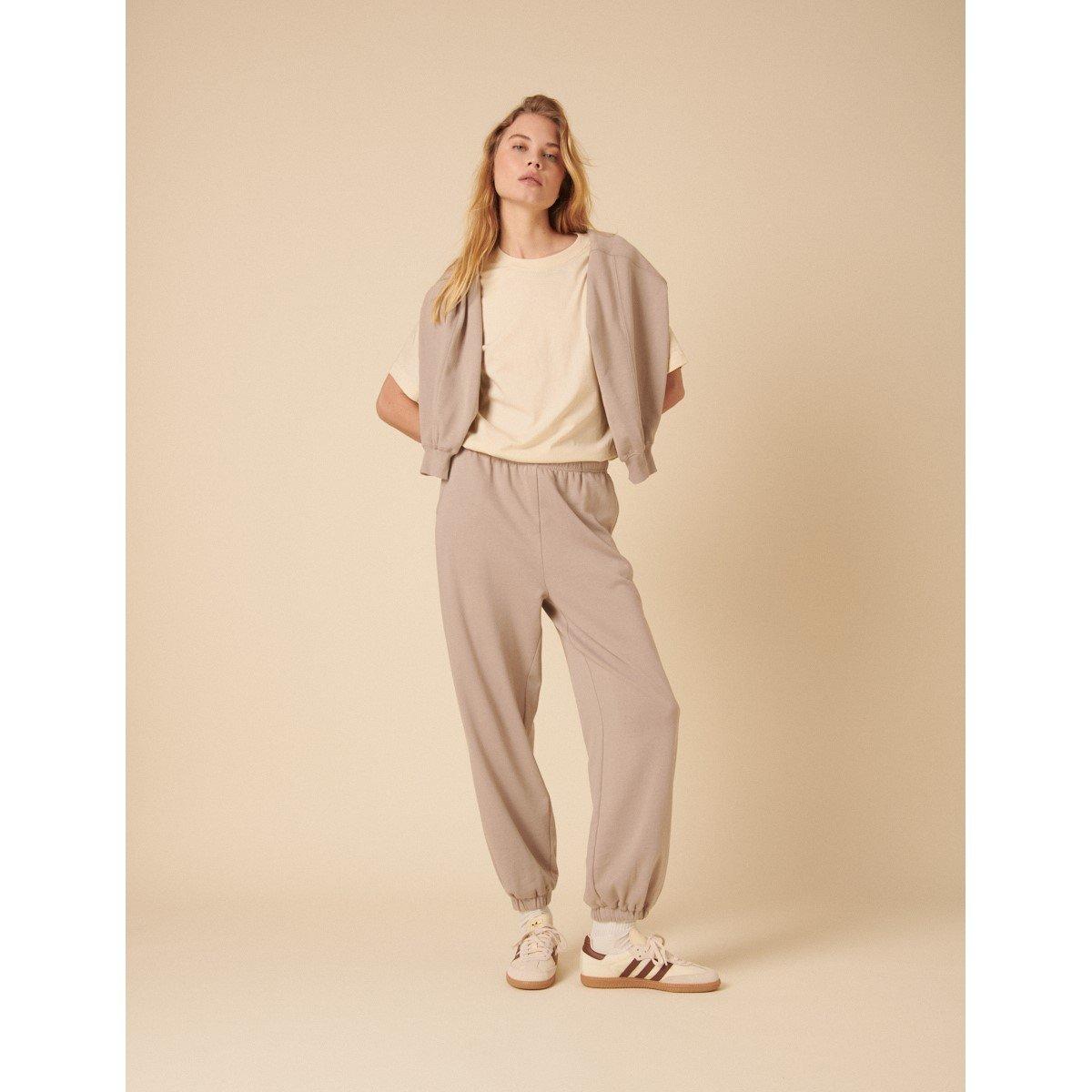 Beige - Nobodys Child - Women's Slim Fit Jogging Bottoms - 1