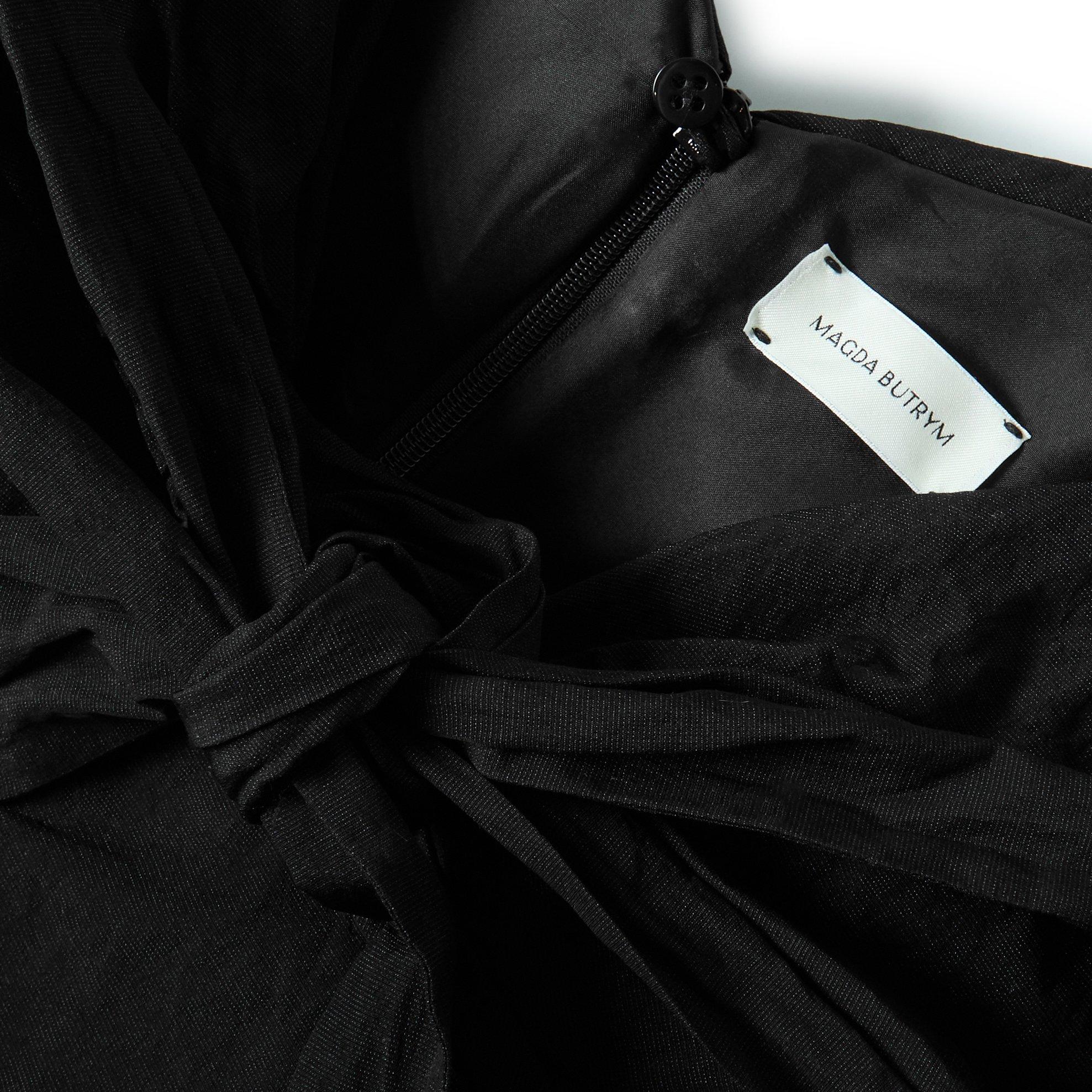 Black - Magda Butrym - Women's Blouse 11 Short Sleeve - 3