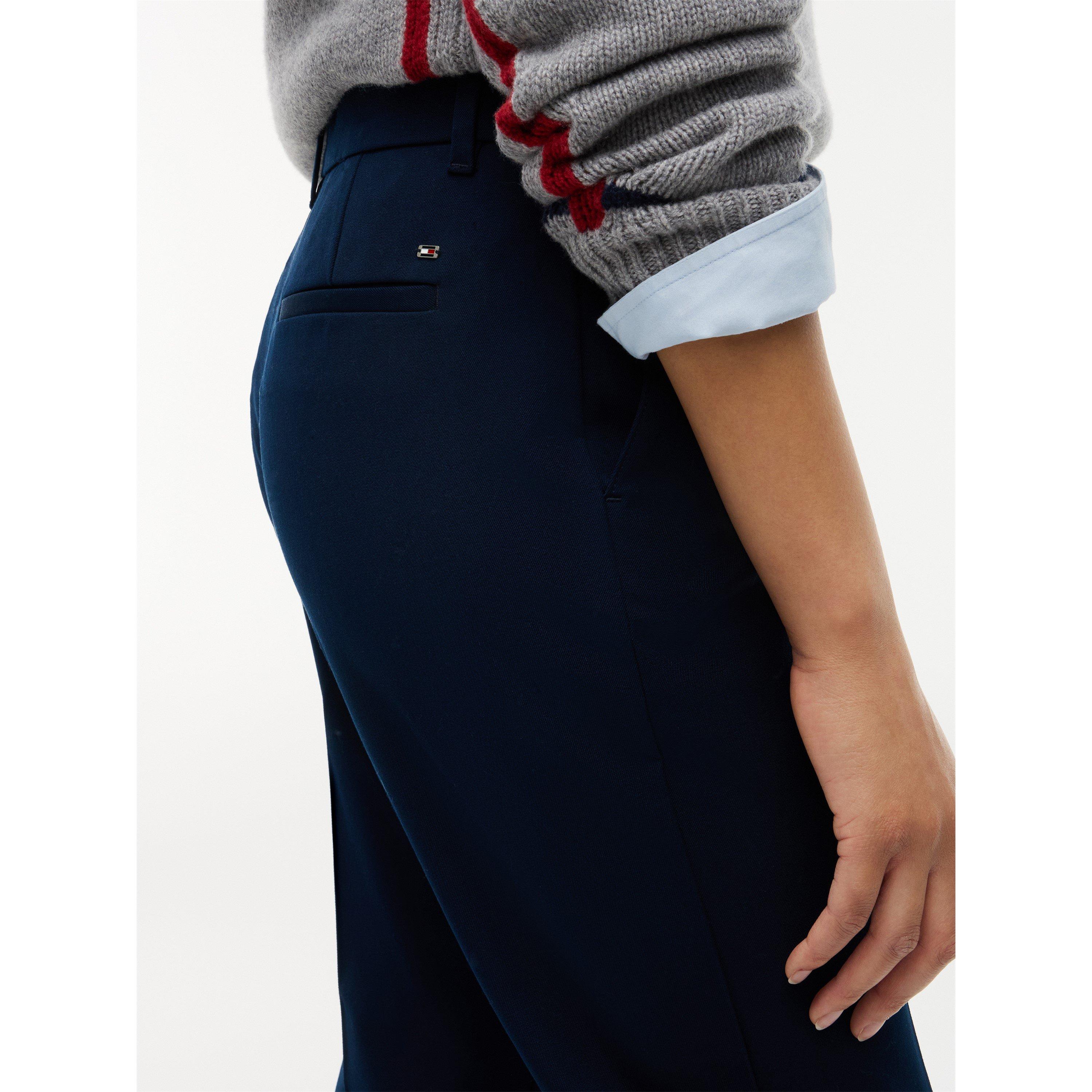 Dark Blue - Tommy Hilfiger - Tommy Gabardne Chino Ld64 - 4