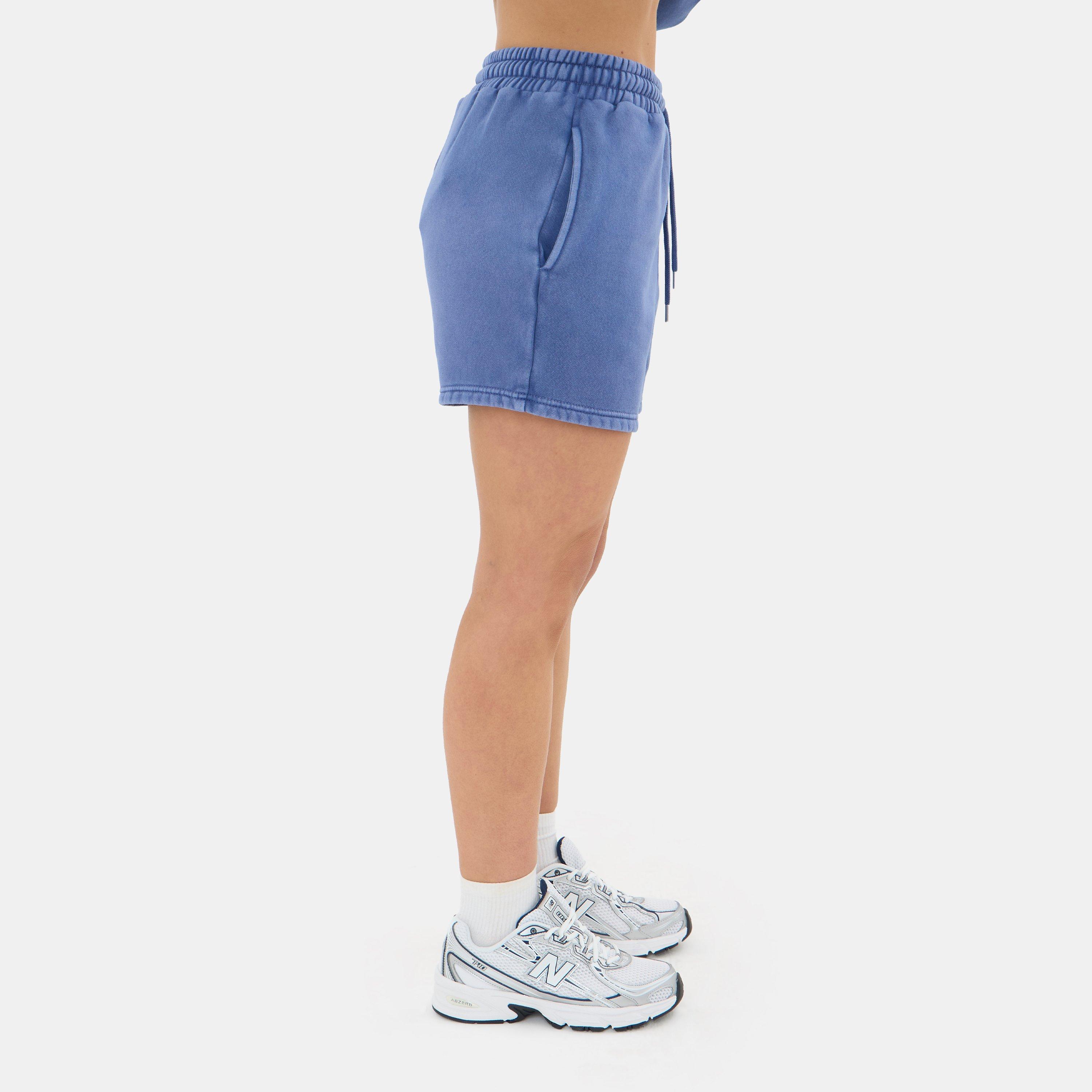 Jeansblau - I Saw It First - Washed Jogger Short - 4