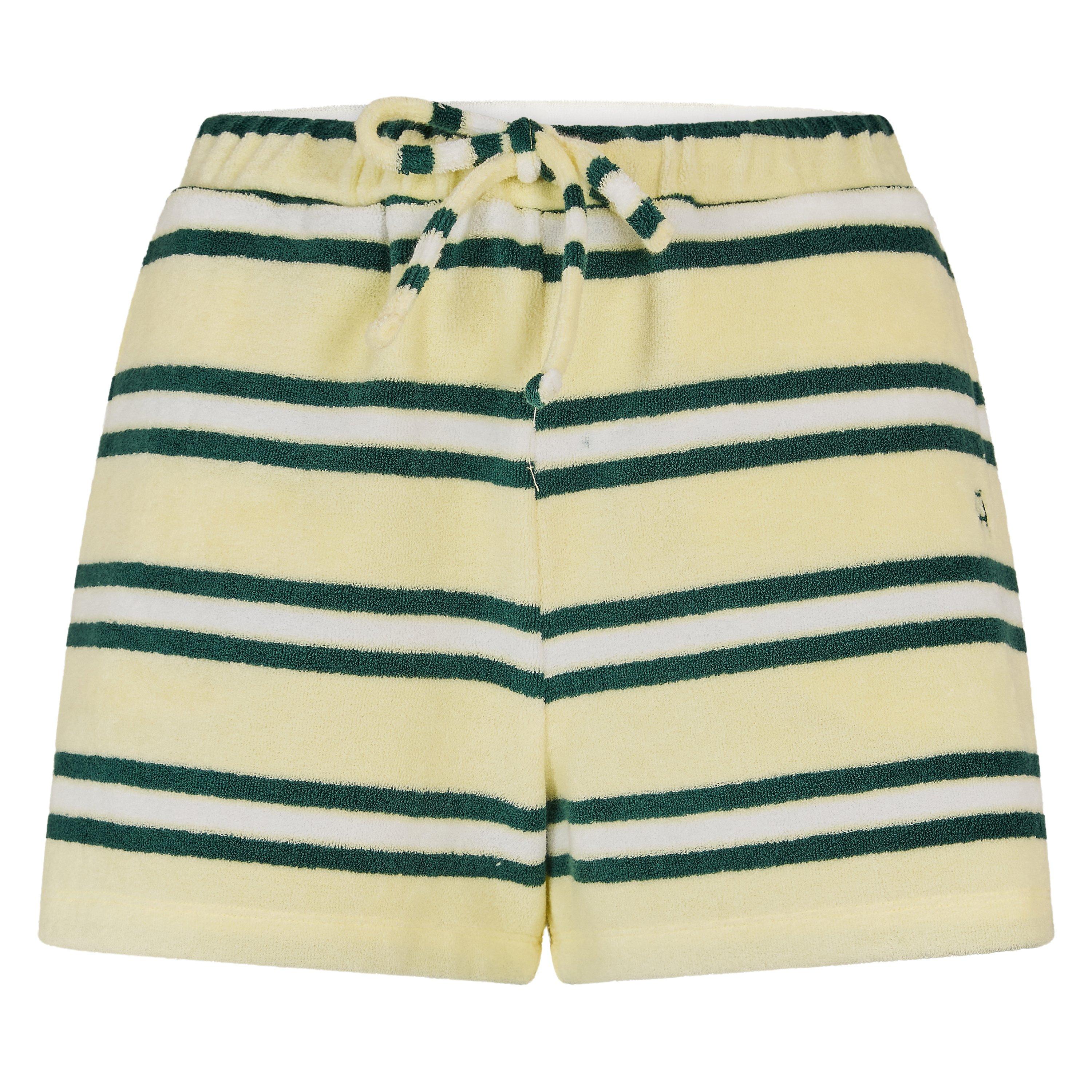 Yellow - 4th and Reckless - Women's Zita Short Fleece Jogger Shorts - 1