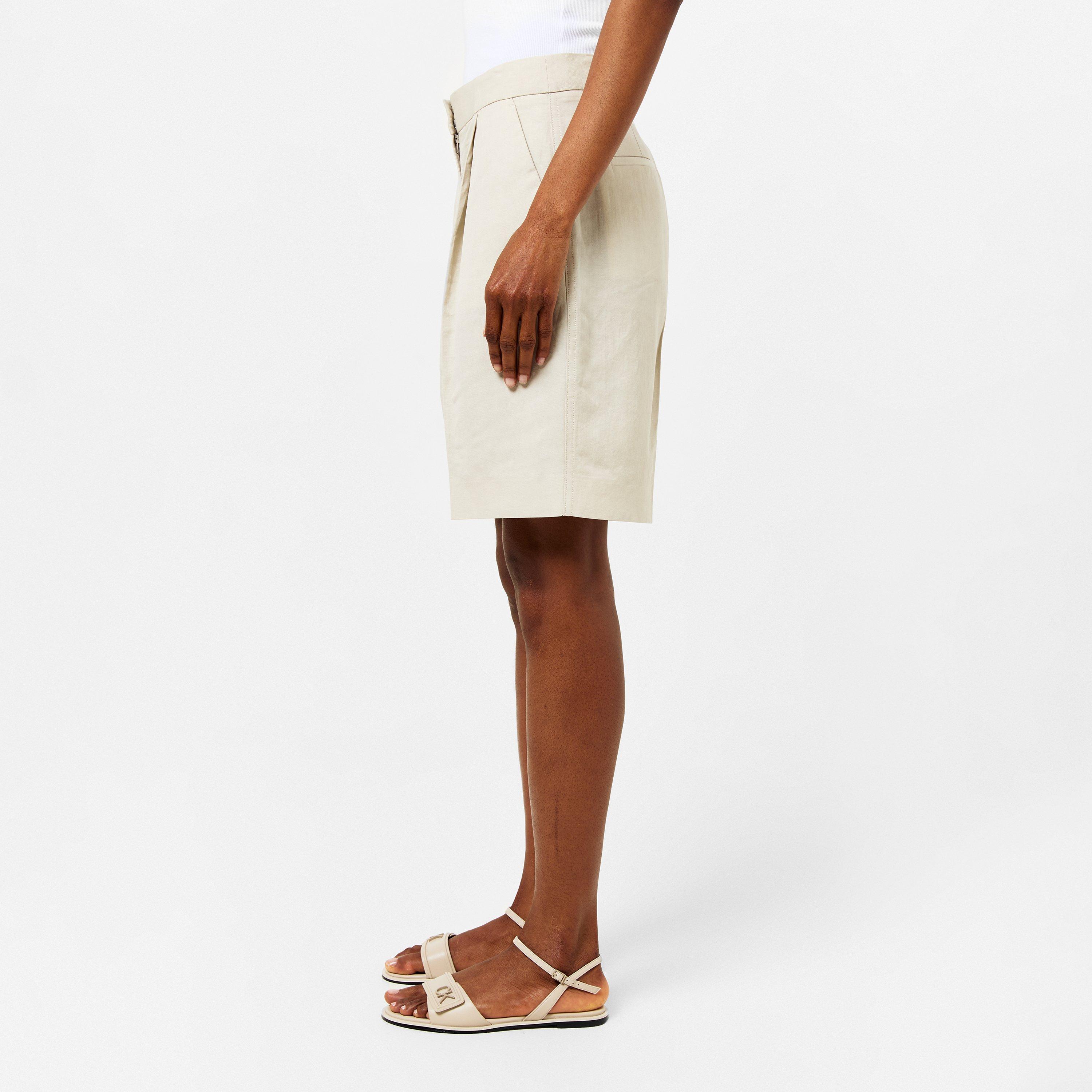 Peyote - Calvin Klein - Tailored Linen Shorts - 2