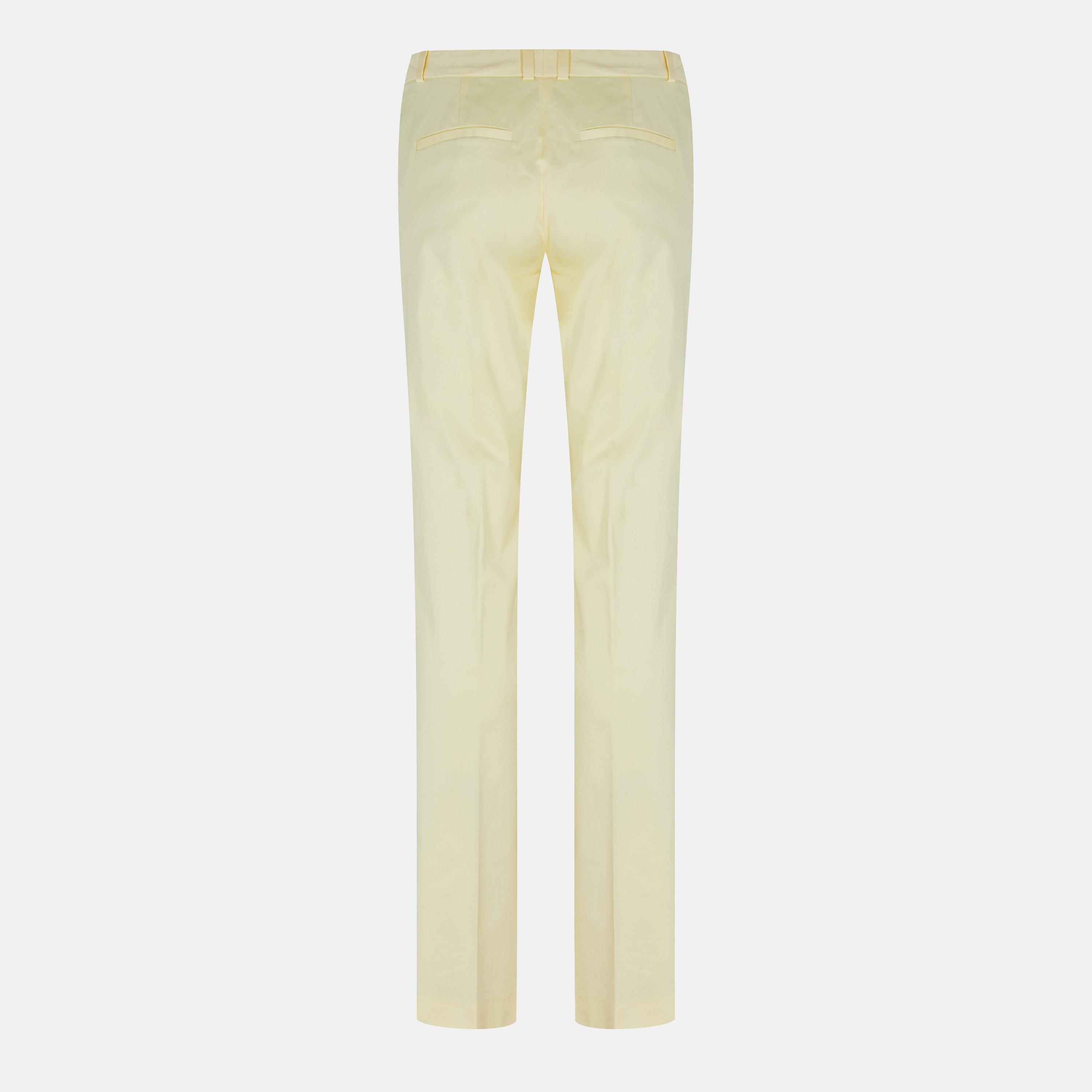 Pastel Yellow - Hugo - Women's Suit Trousers - 2