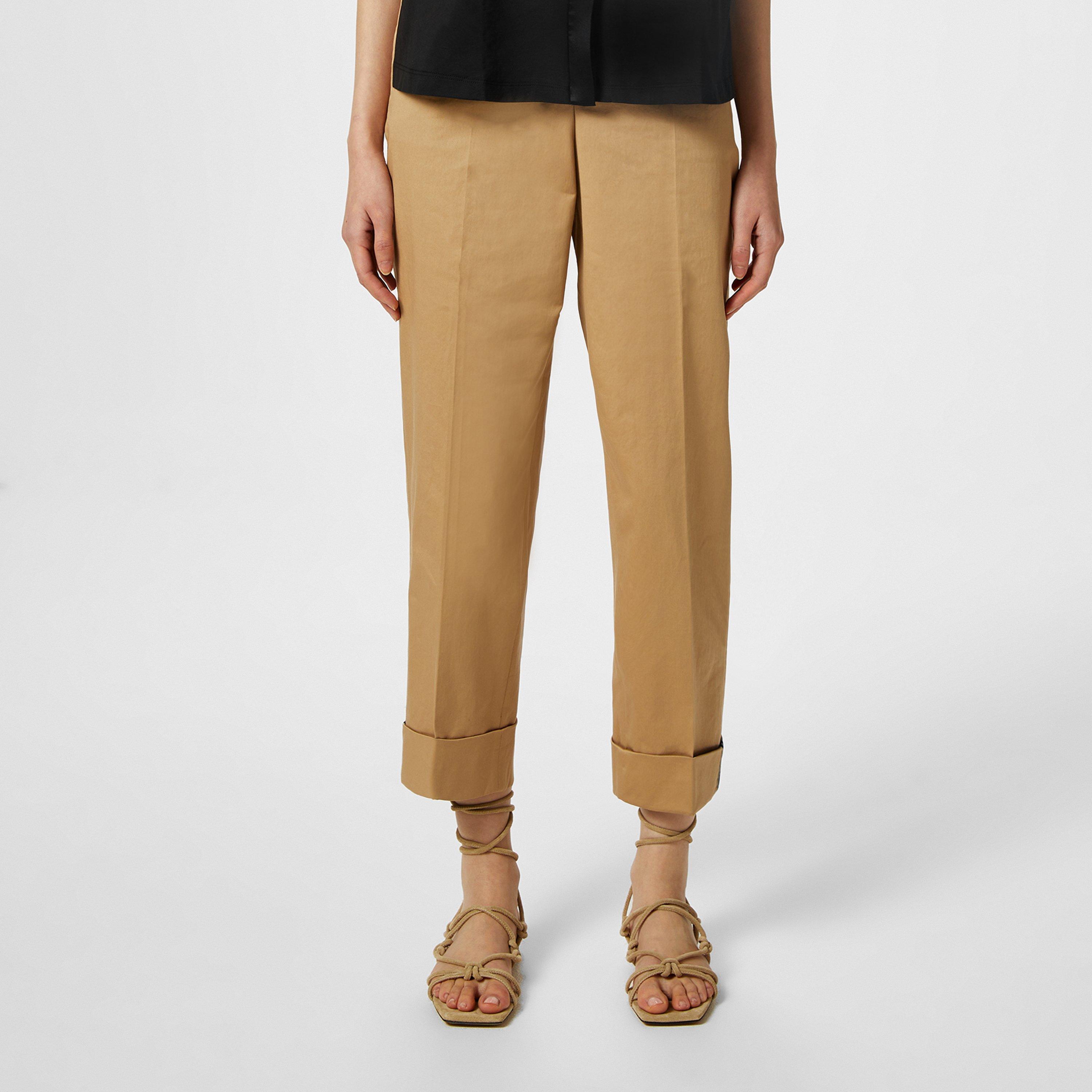 Medium Beige - Hugo - Women's Tachino Suit Trousers - 2