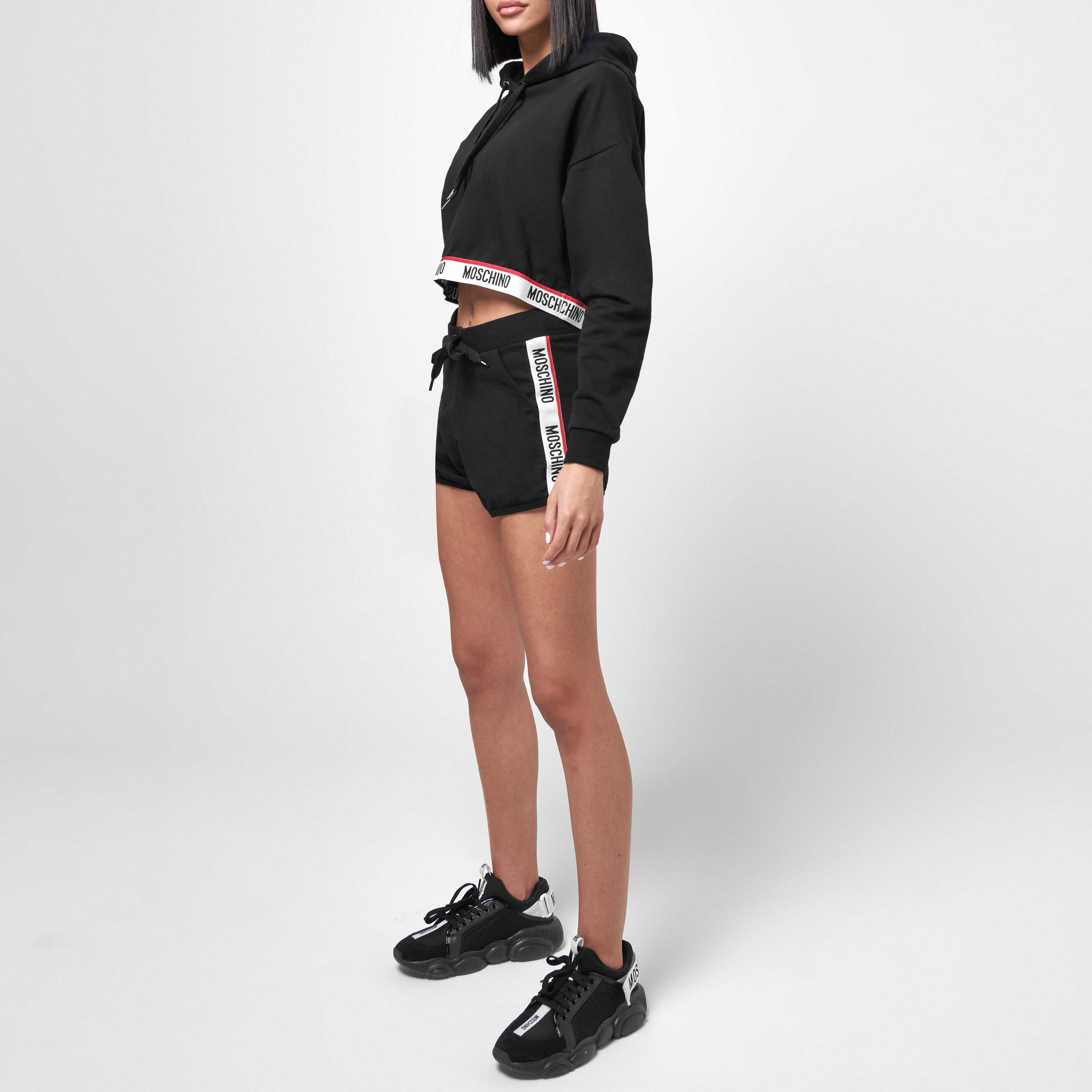 Black 0555 - Moschino - Tape Shorts - 4