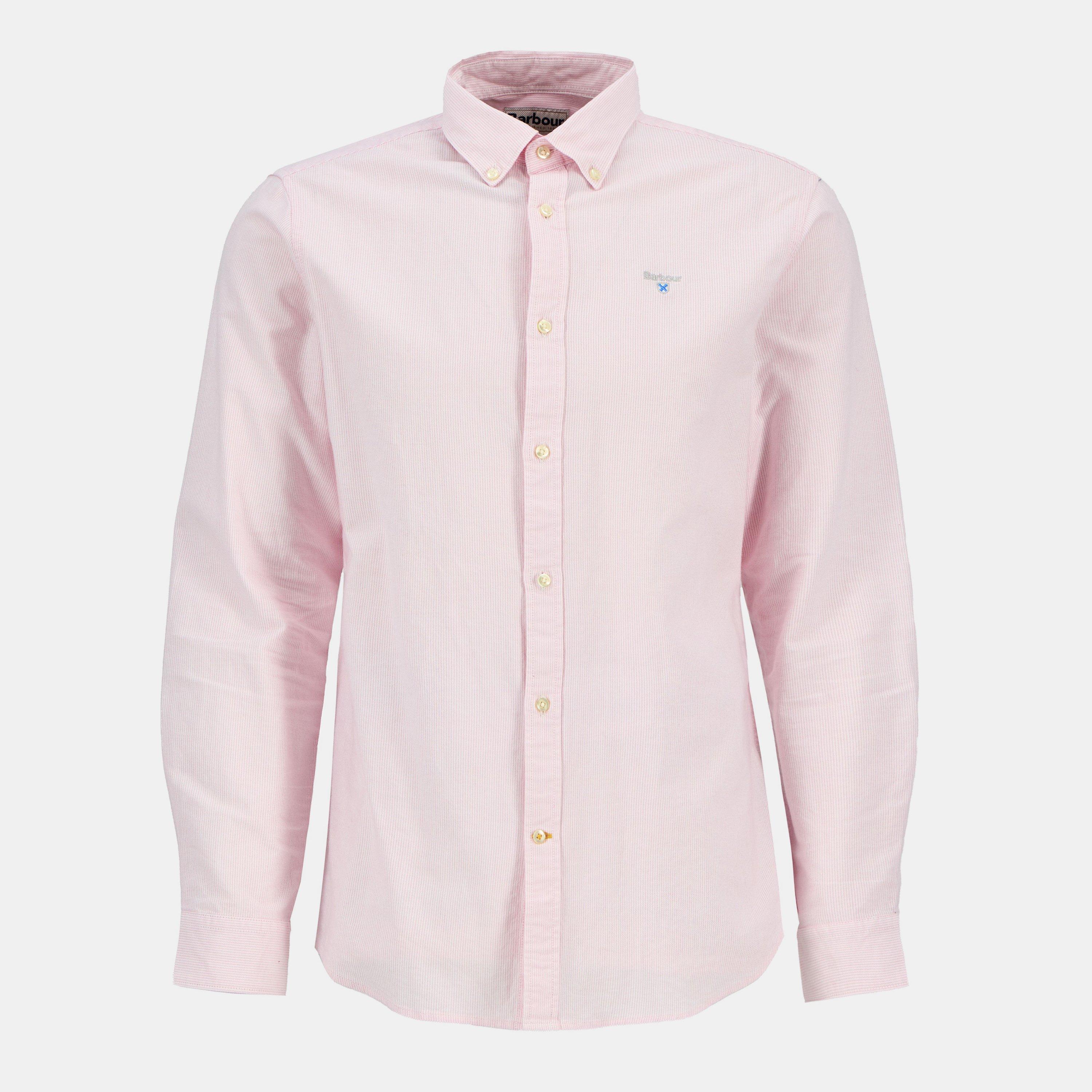 Barbour Striped Oxford Tailored Shirt - Pink PI51 - Size 2XL