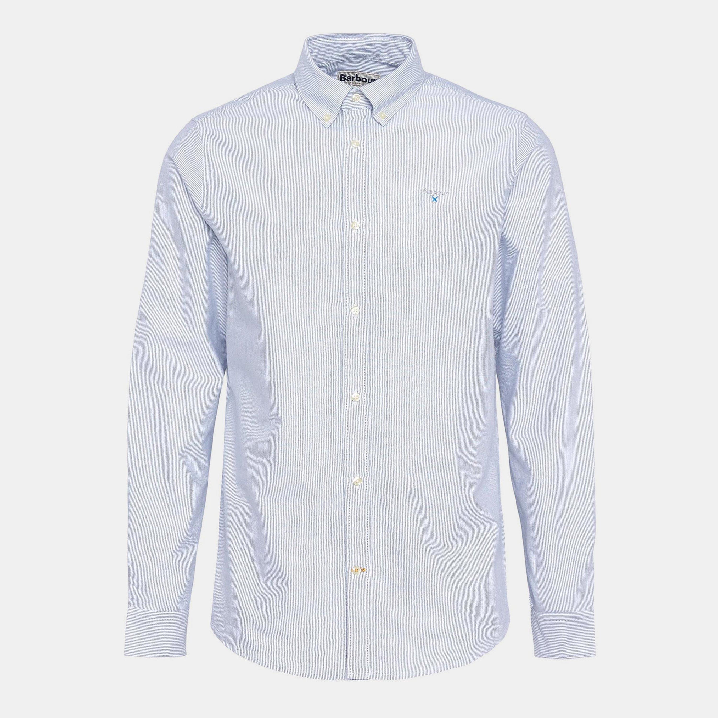 Barbour Striped Oxford Tailored Shirt - Navy NY91 - Size 2XL