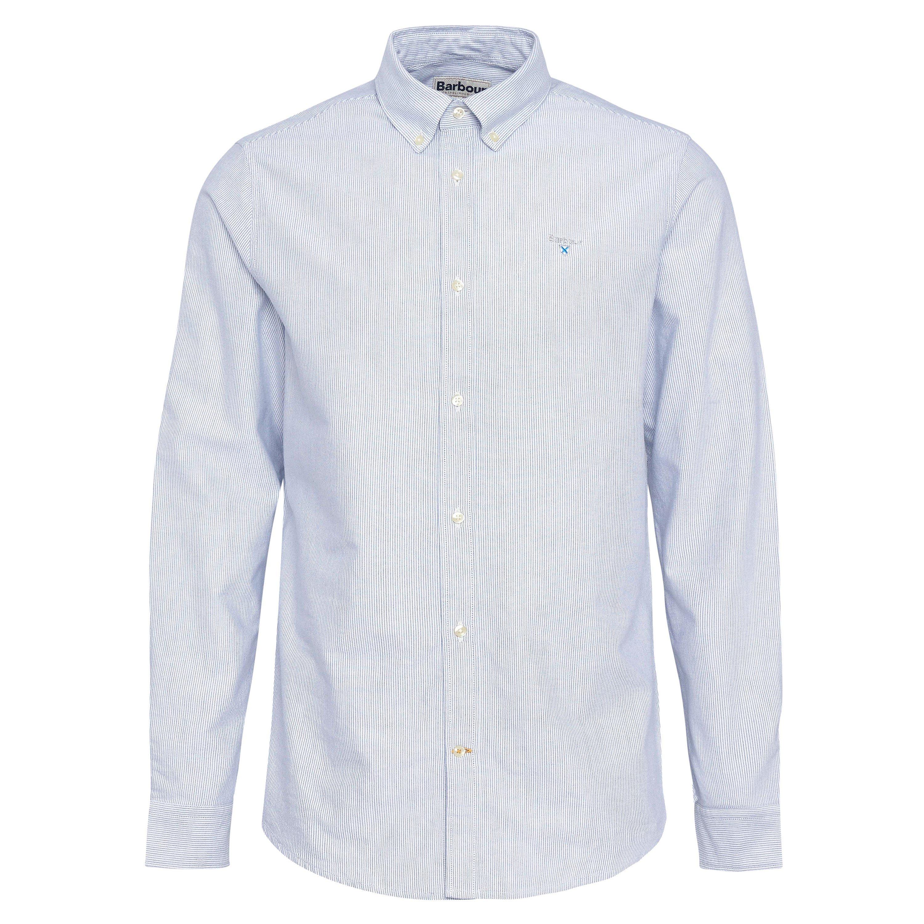 Barbour Striped Oxford Tailored Shirt - Navy NY91 - Size 2XL