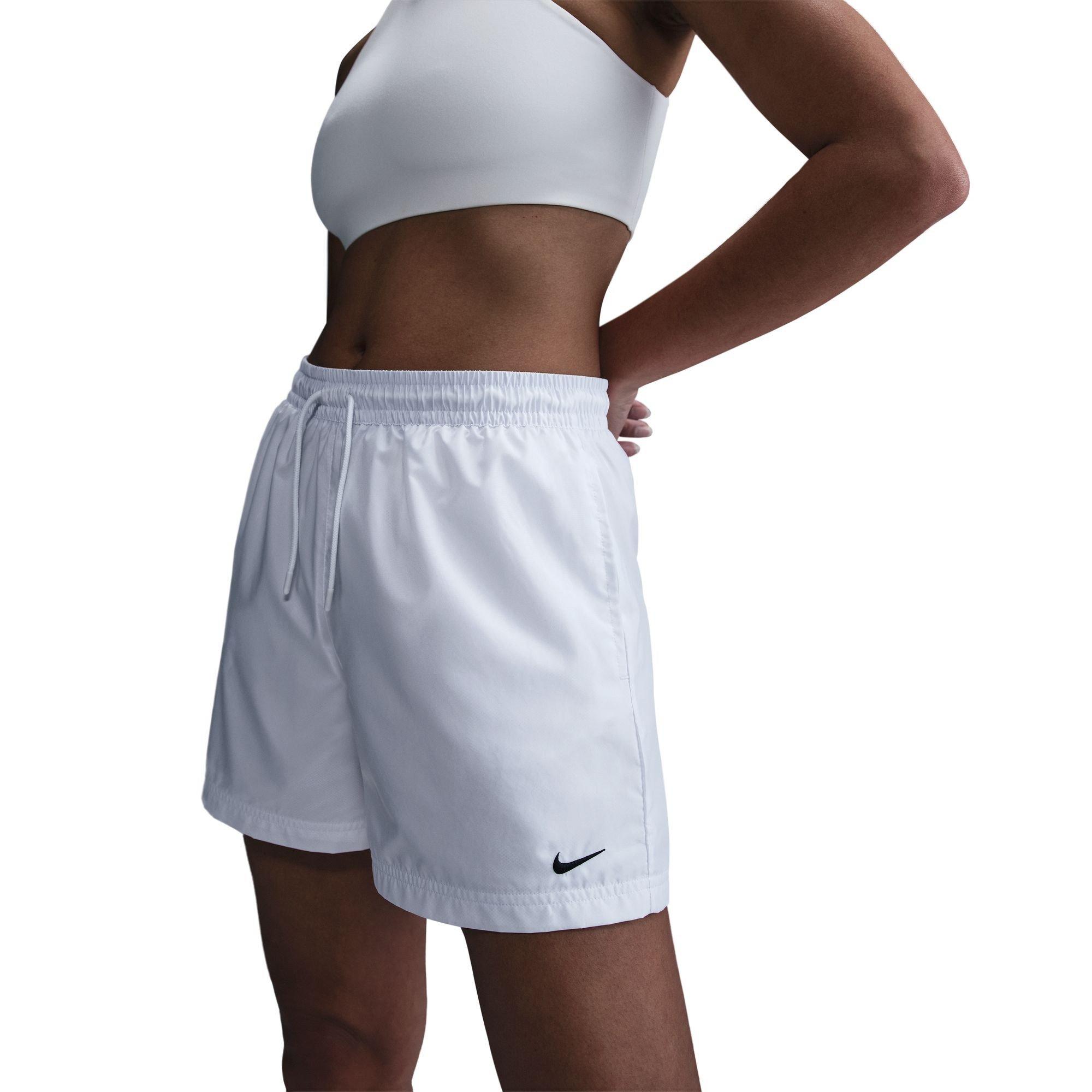 White/Black - Nike - Women's Woven Tracksuit Shorts - 1