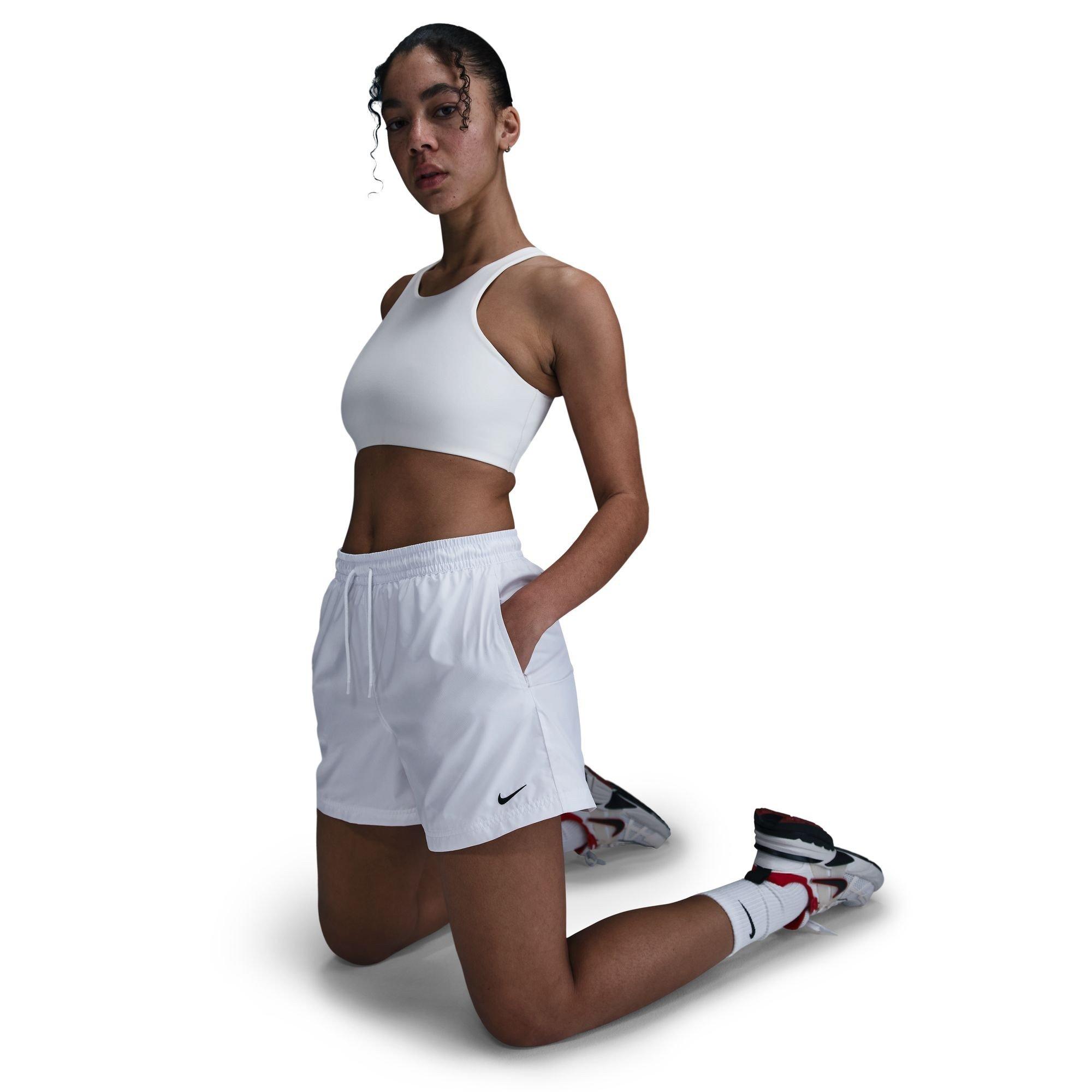 White/Black - Nike - Women's Woven Tracksuit Shorts - 5