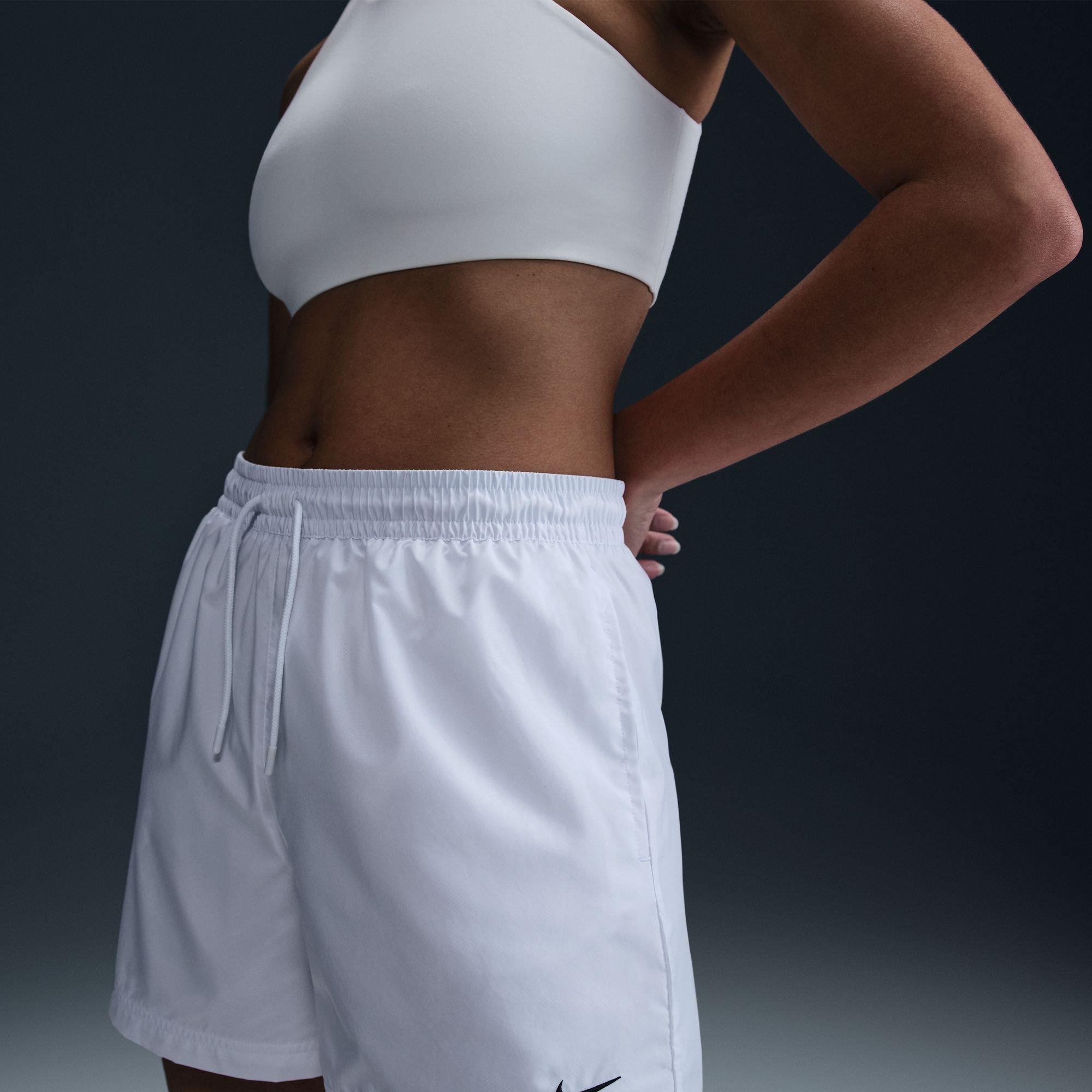 White/Black - Nike - Women's Woven Tracksuit Shorts - 6
