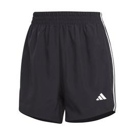 adidas High-Waisted Woven Tracksuit Shorts