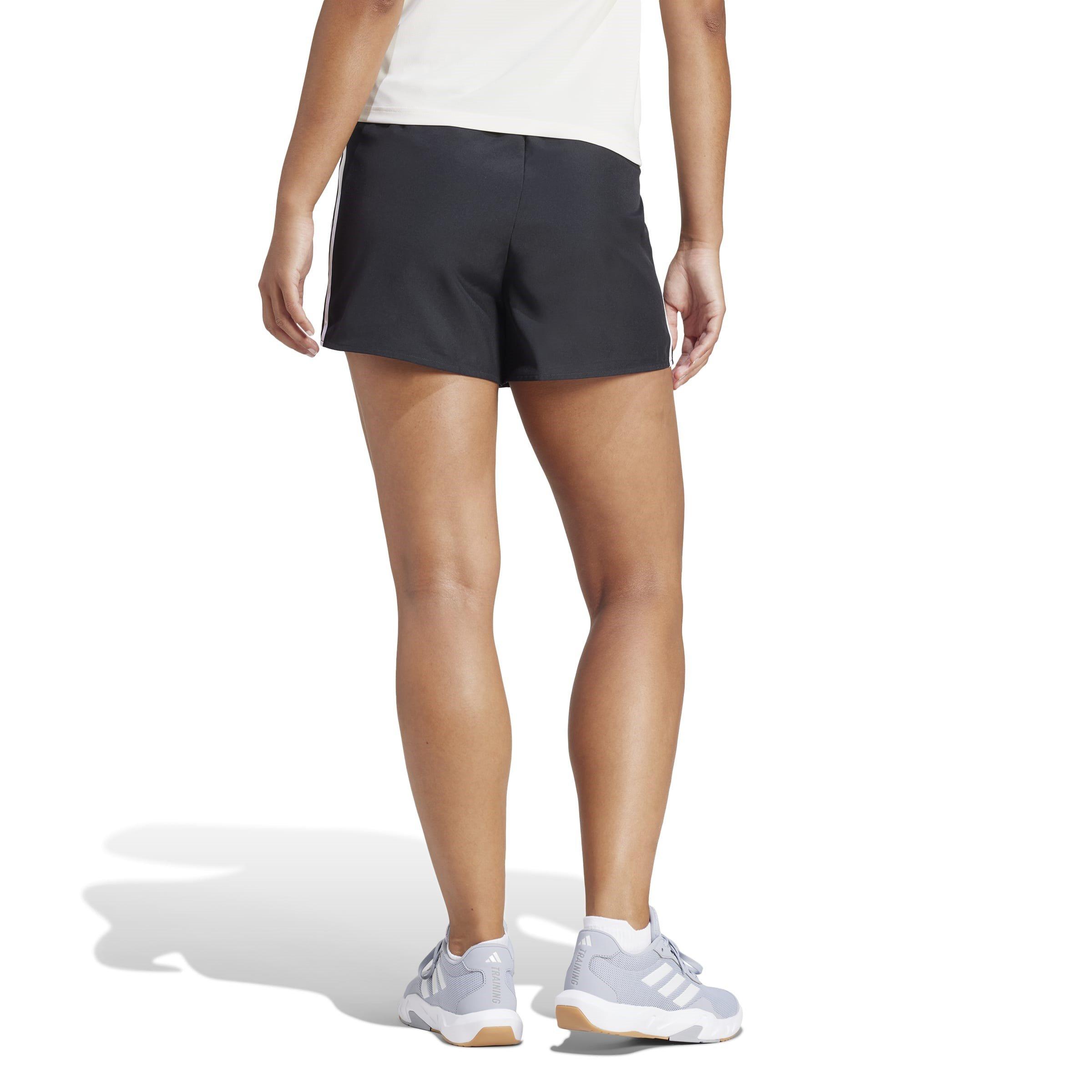 Crna - adidas - High-Waisted Woven Tracksuit Shorts - 3