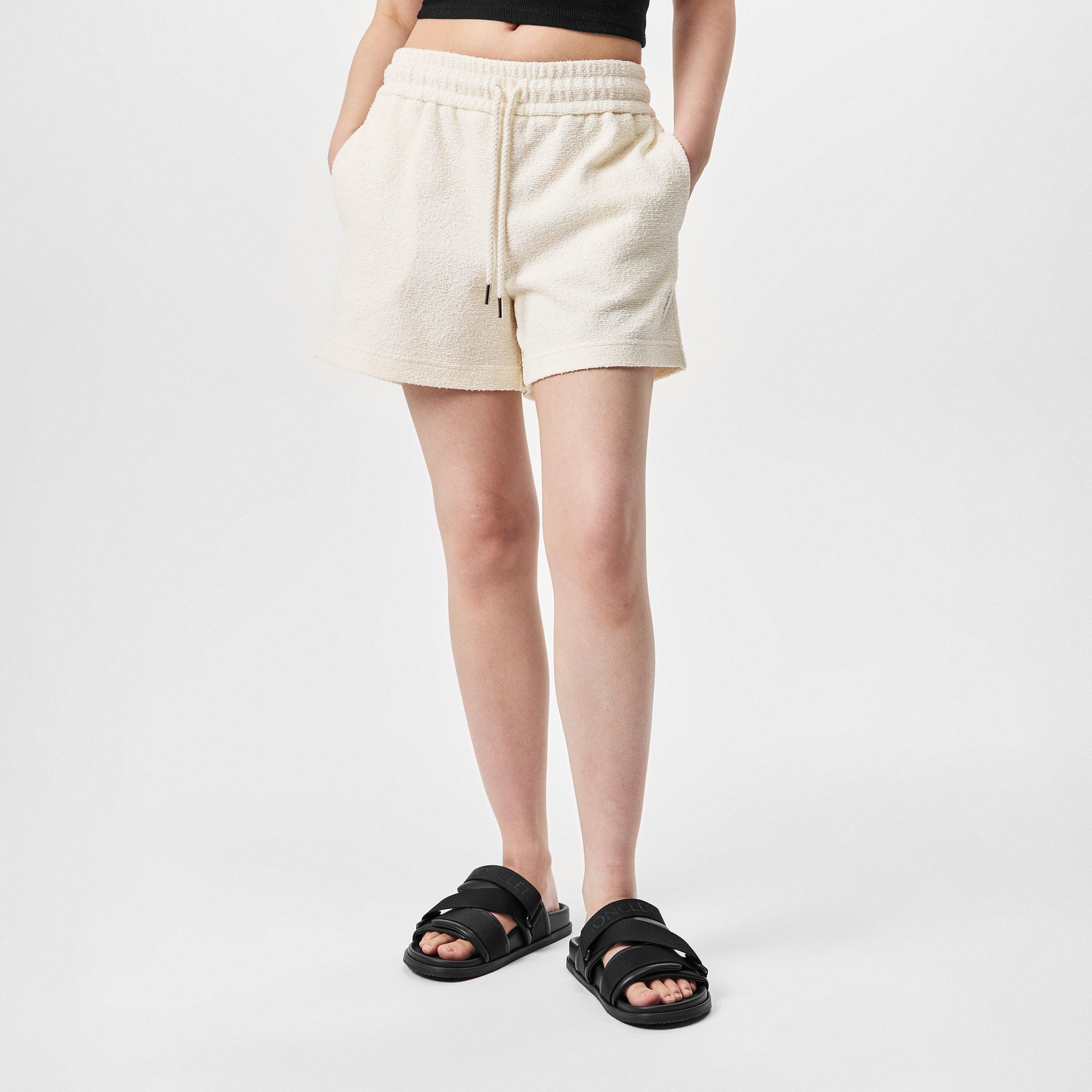 White 034 - Moncler - Women's Woven Tracksuit Shorts - 3