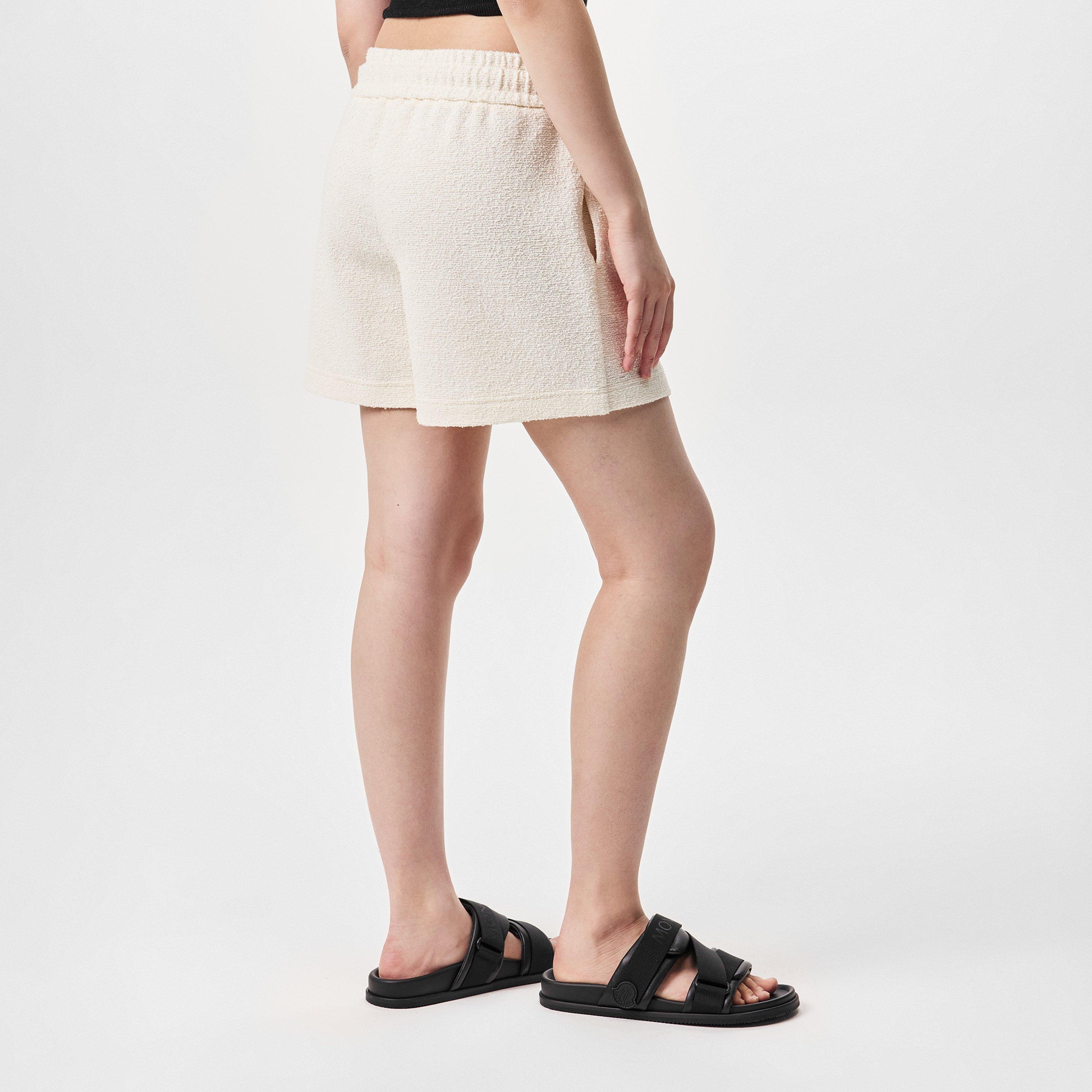 White 034 - Moncler - Women's Woven Tracksuit Shorts - 4