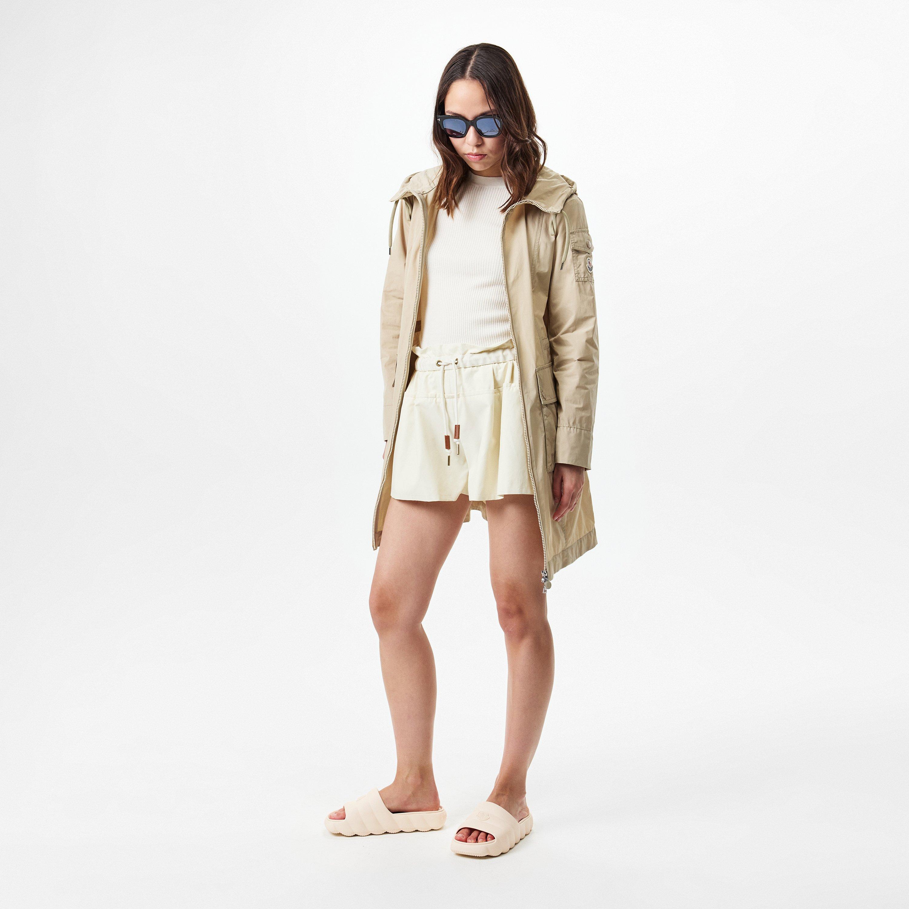 White 051 - Moncler - Women's Lightweight Woven Tracksuit Shorts - 6