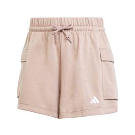 adidas Essentials Small Logo French Terry Cargo Shorts Womens