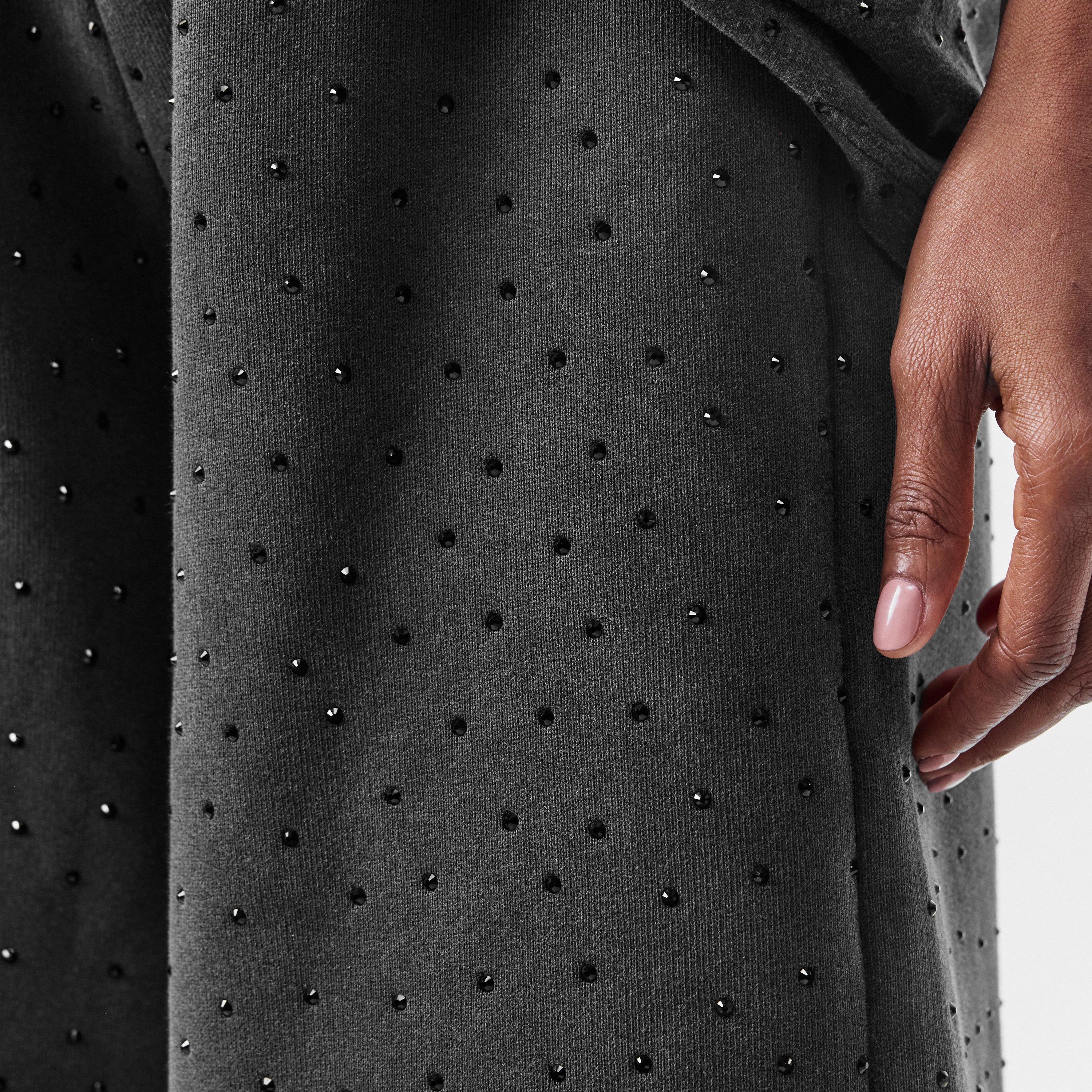 Washed Grey - Represent - Women's Rep Spark Nappa Leather Shorts - 5