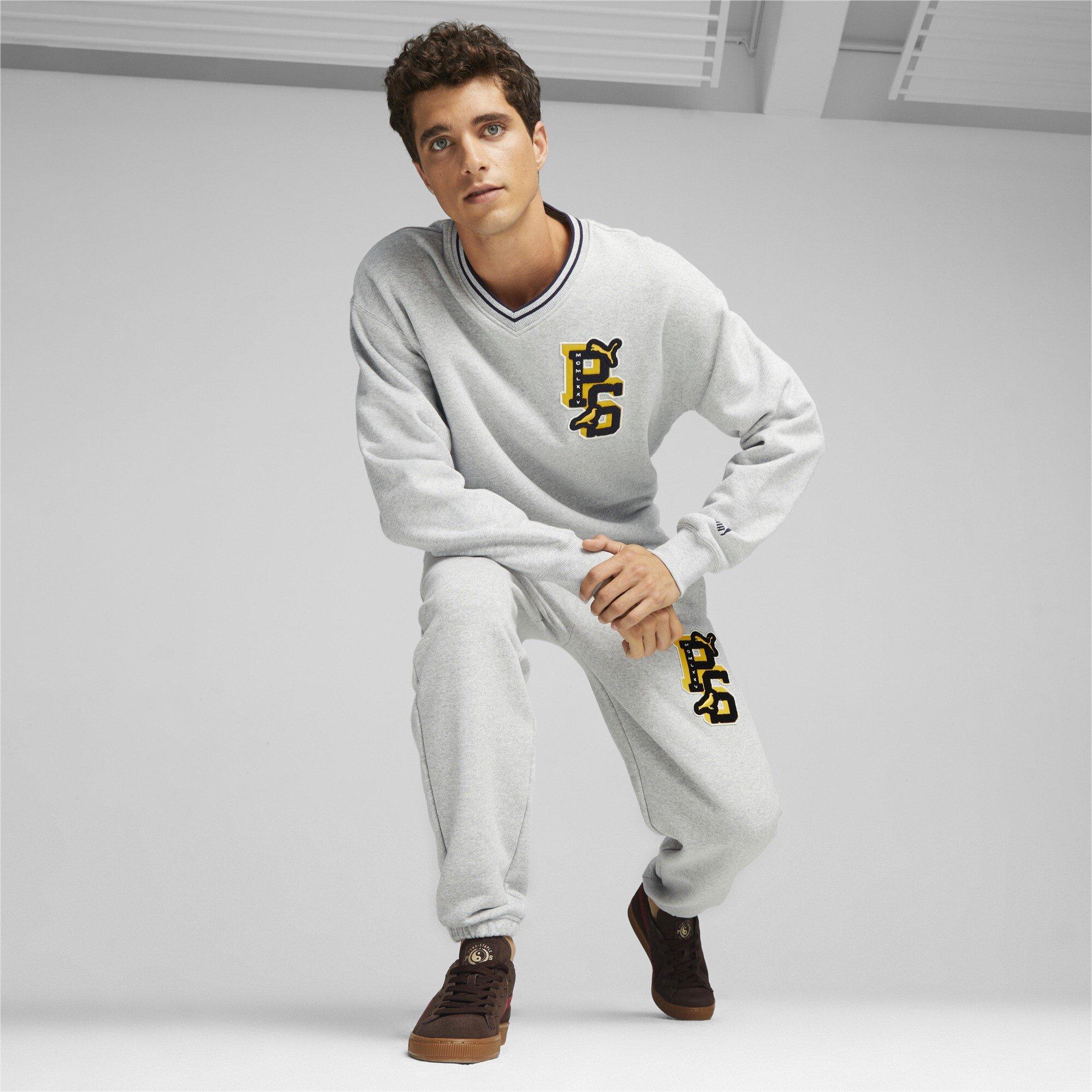 Lt.Gray Heather - Puma - x STAPLE Mens Sweatpants - 3