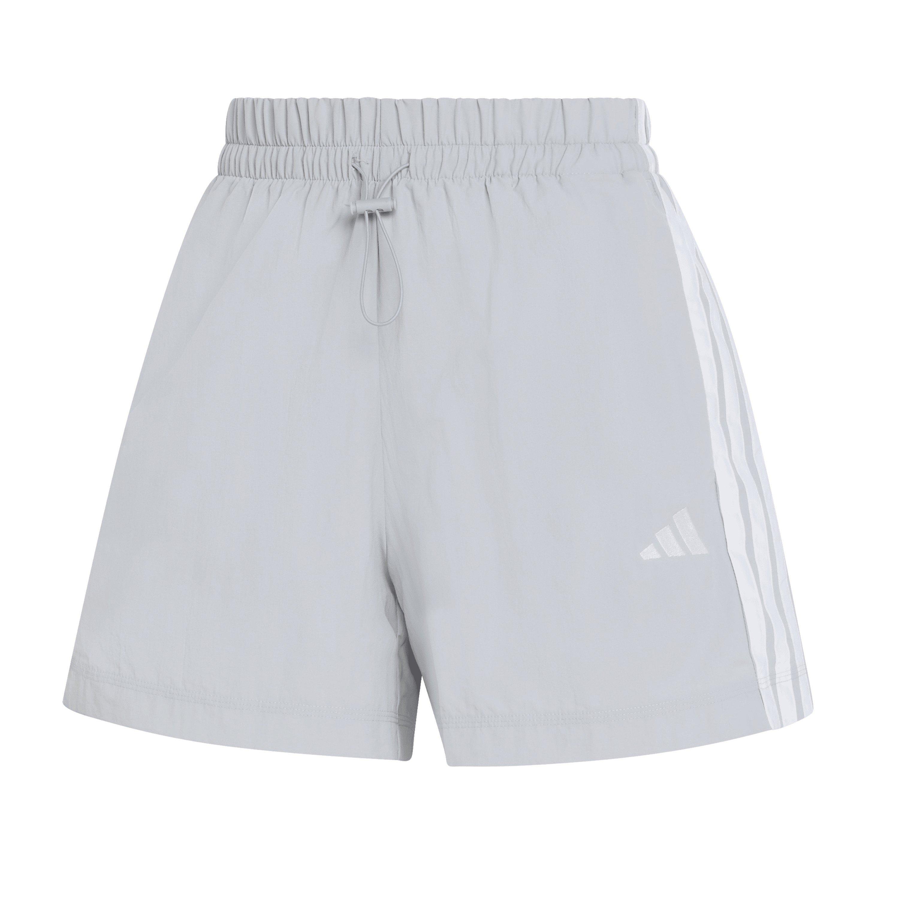 Halo Silver/Wht - adidas - Women's Woven Tracksuit Shorts - 1