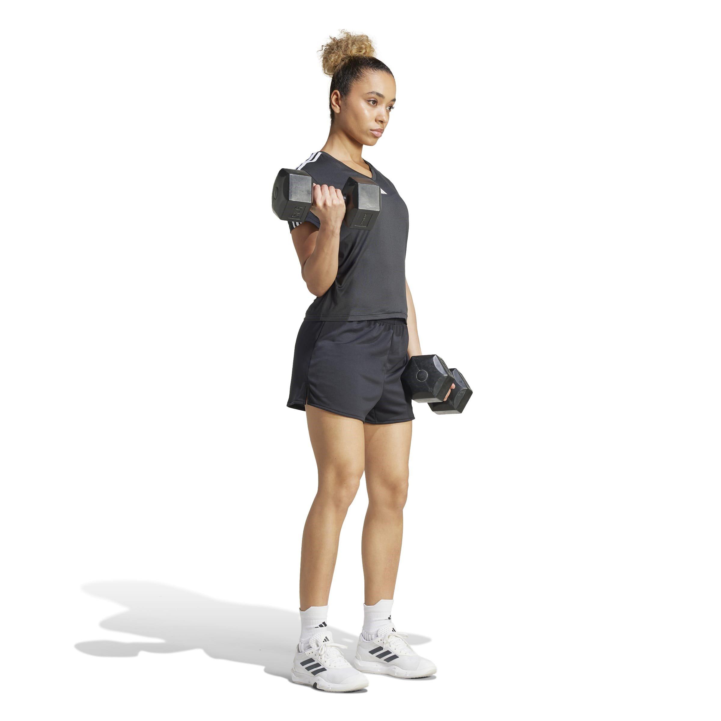 Black - adidas - Train Essentials Big Logo Shorts - 4