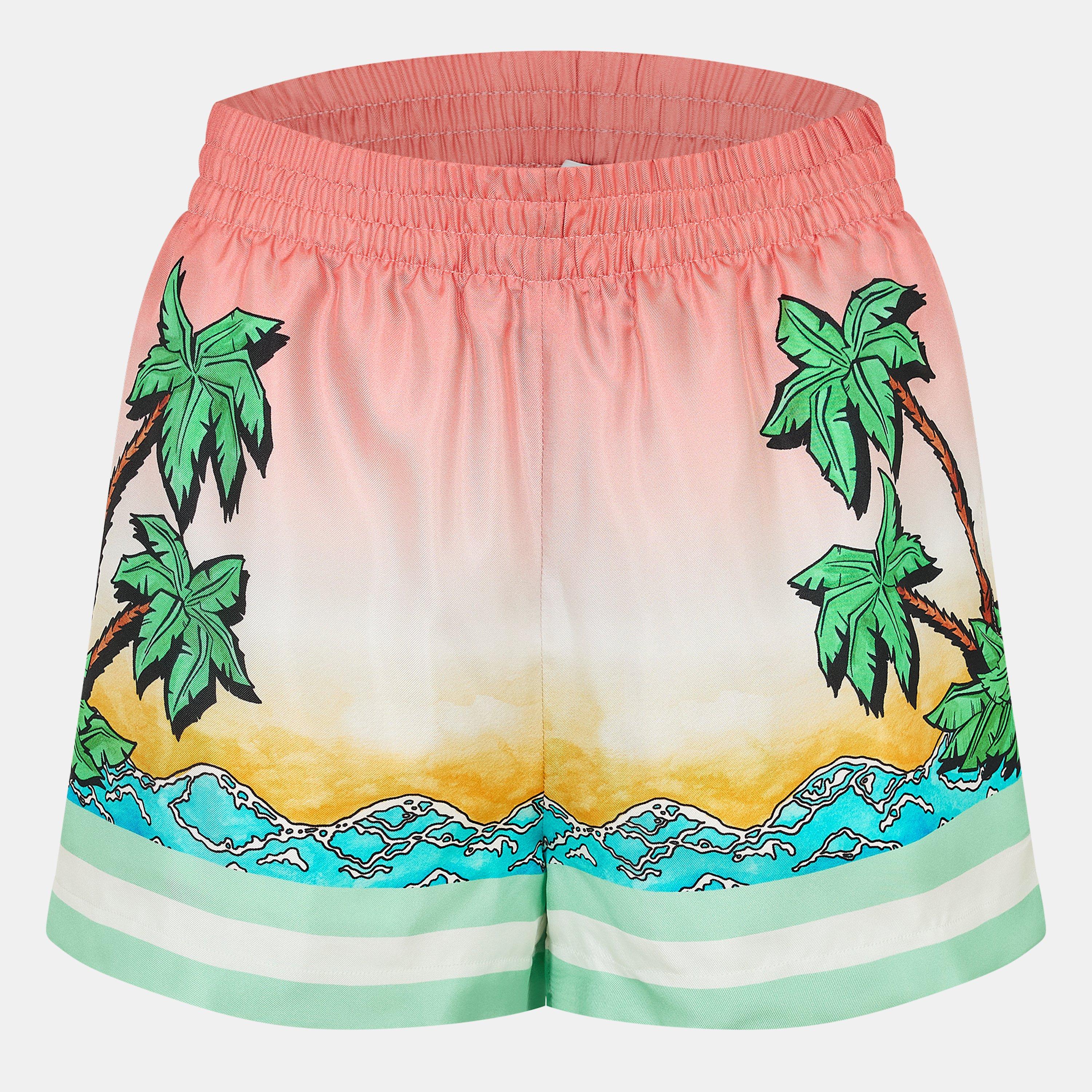 Casablanca Women's Casa Woven Tracksuit Shorts - Pink - 8 (XS)