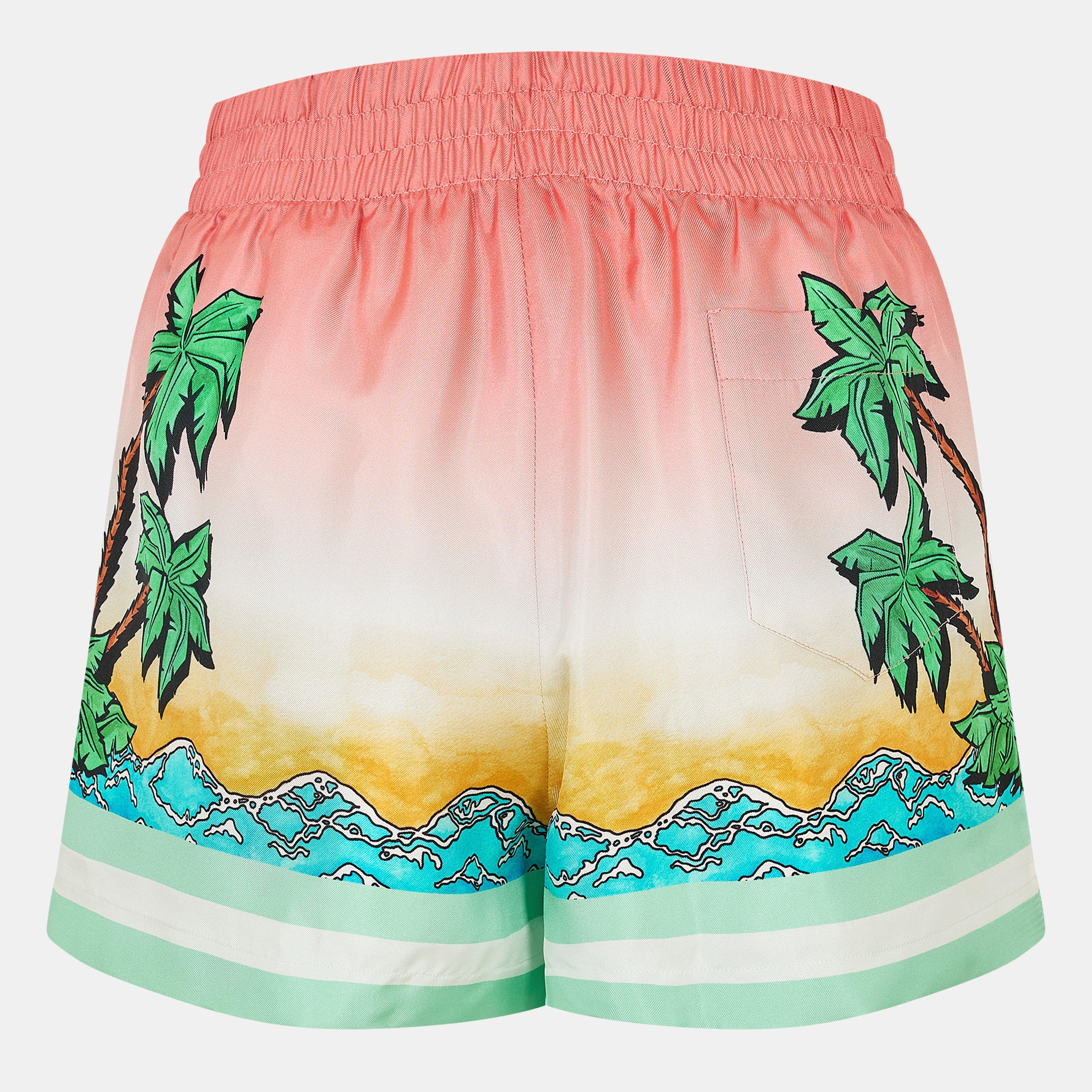 Pink - Casablanca - Women's Casa Woven Tracksuit Shorts - 2